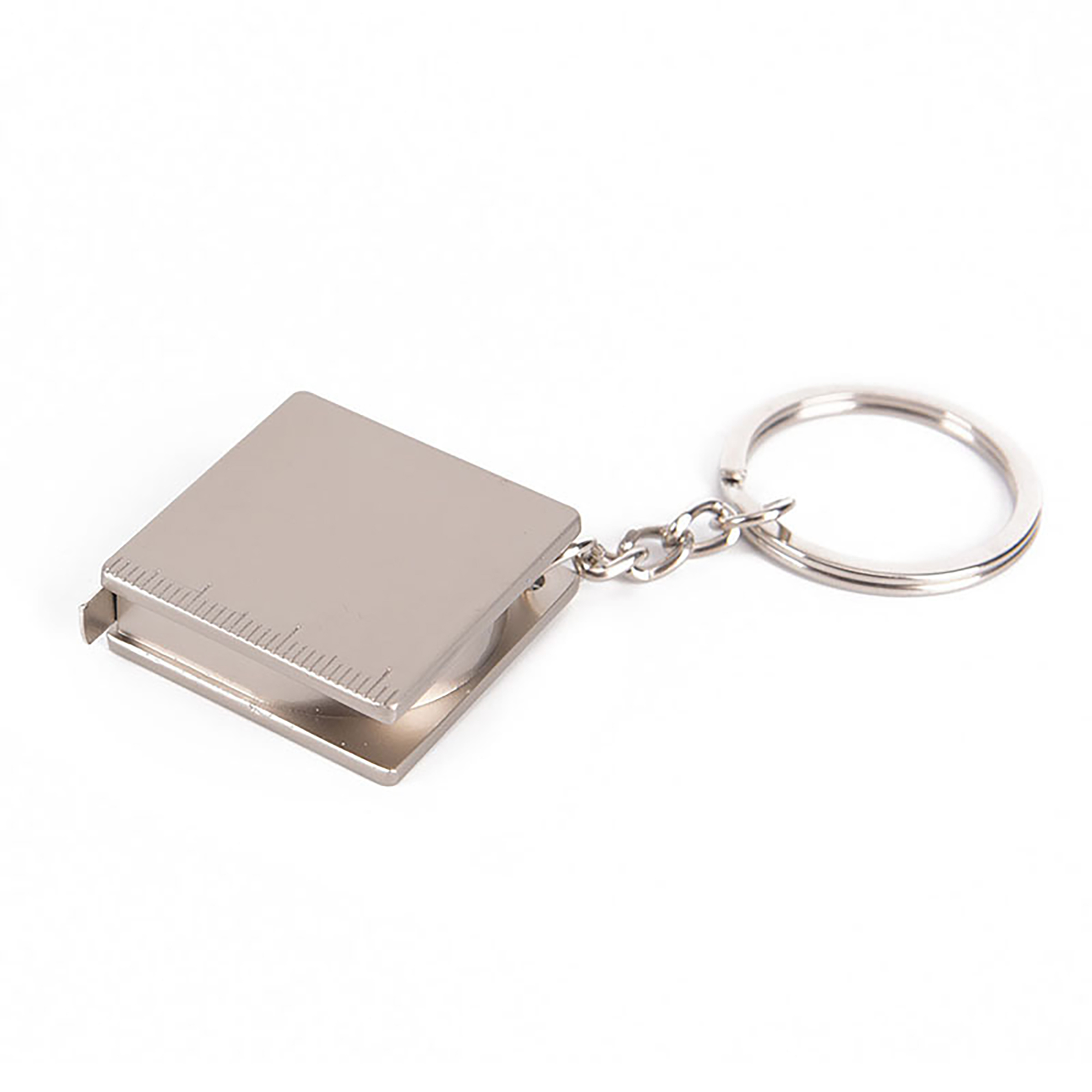 1.2m Metal Mini Ruler Tape Measure Multifunctional Keychain 4