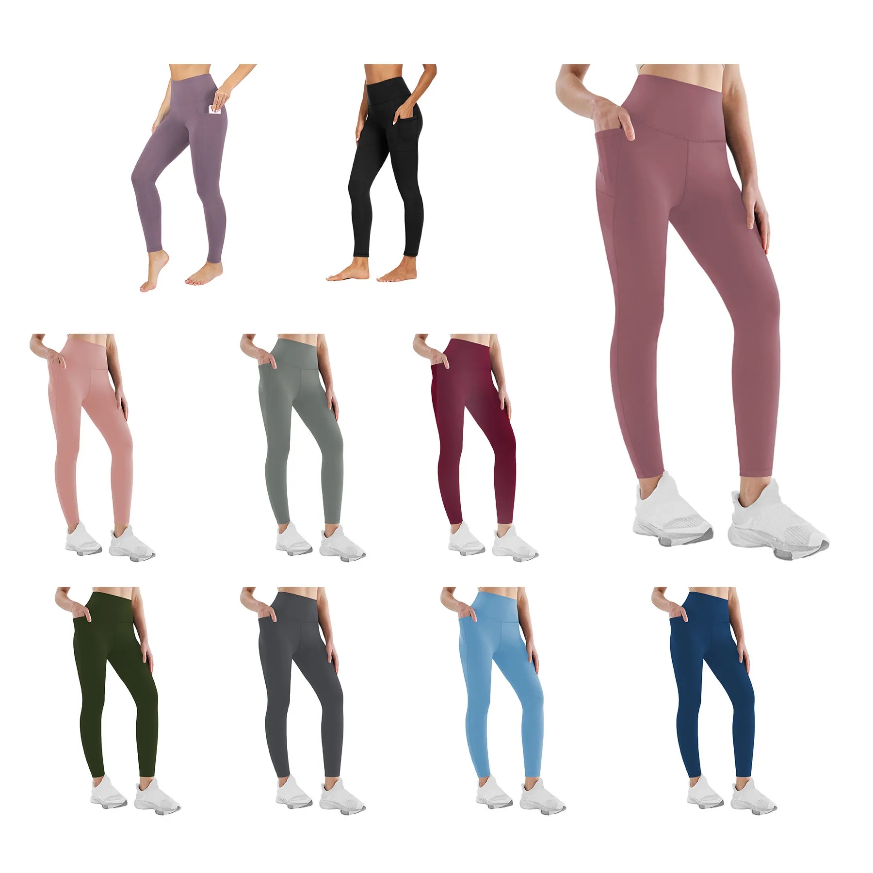 Thick High-Waisted Yoga Belt with Pocket  Sports  for Women 3