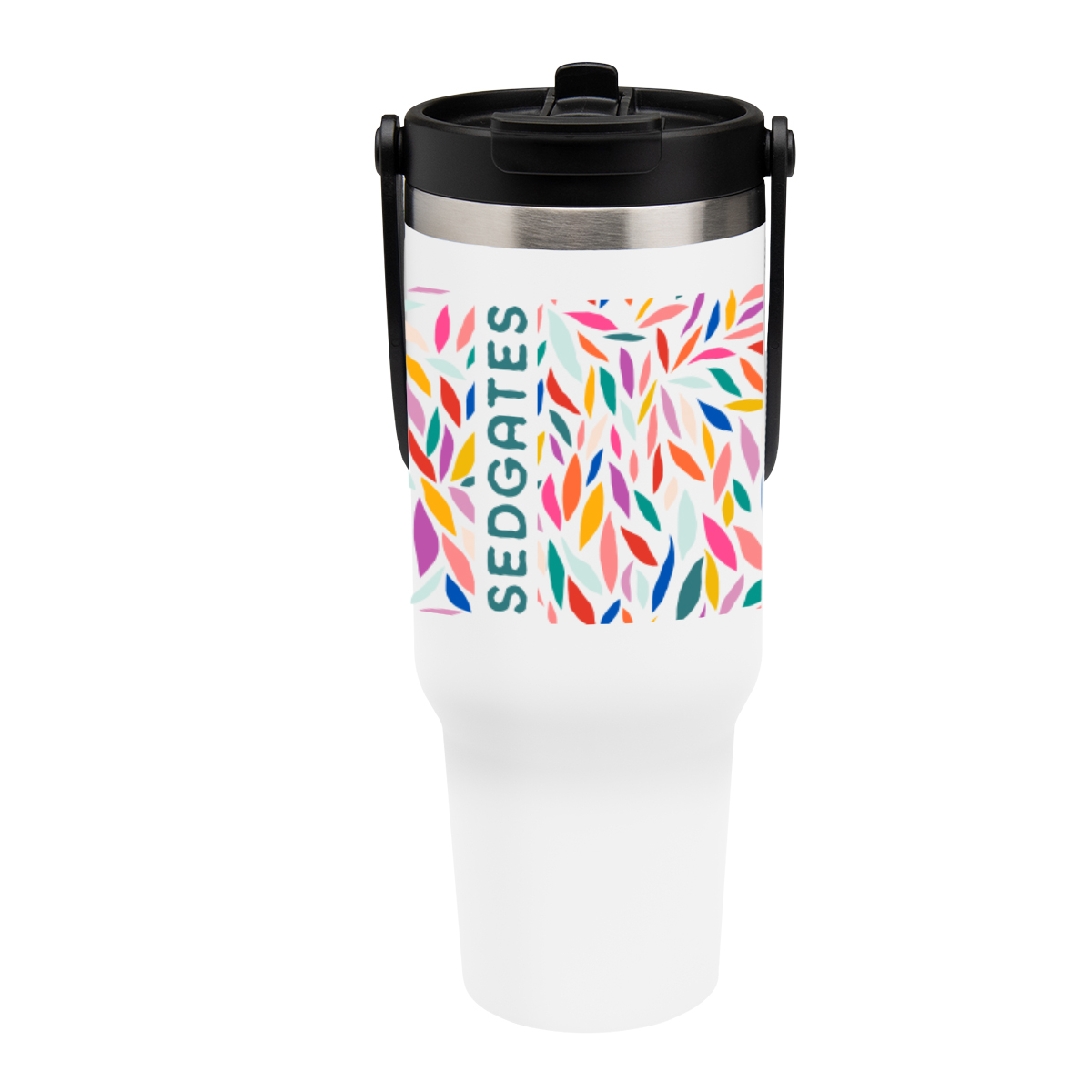 40 Oz. Full Laser Peak Intrepid Recycled Stainless Steel Tumbler