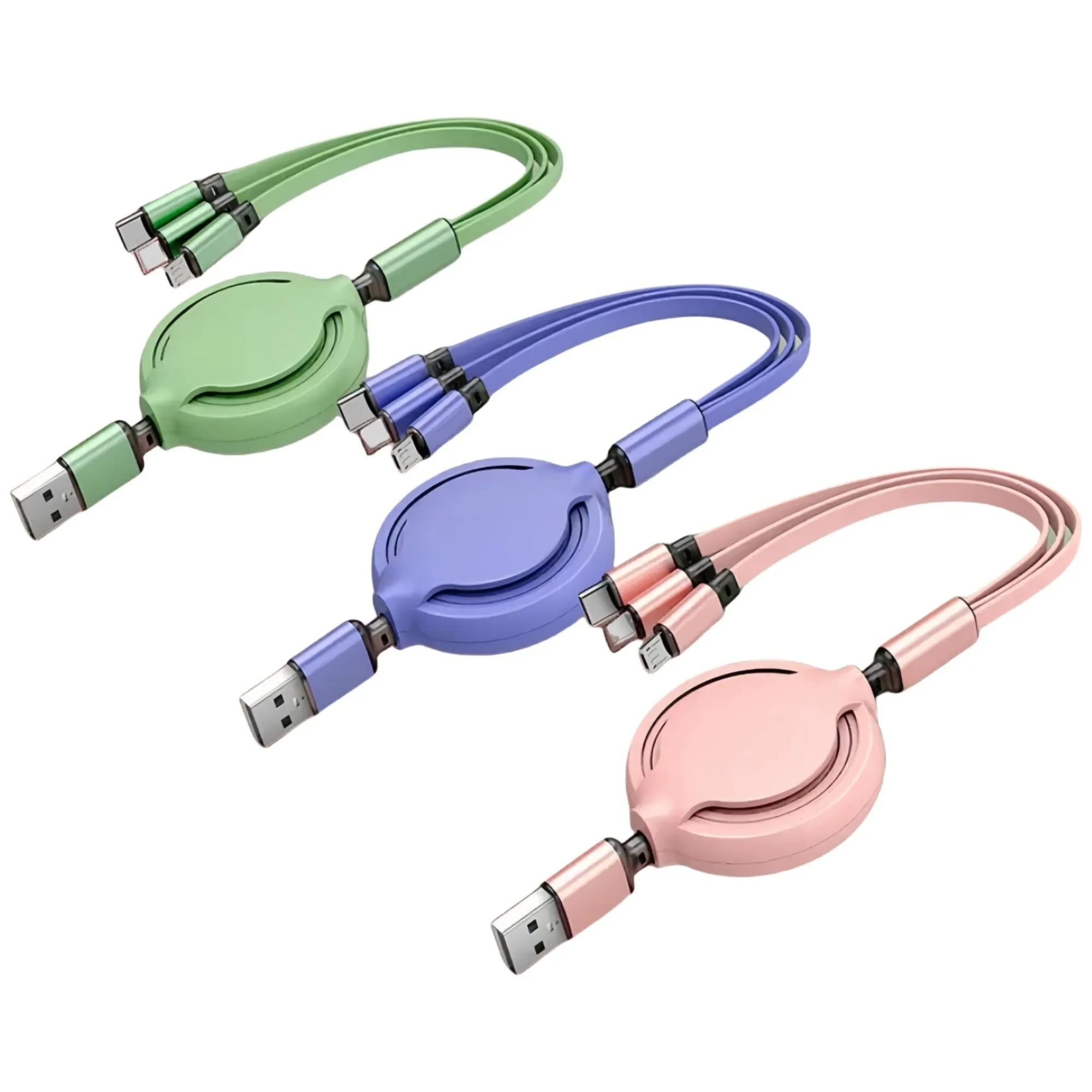 3 in 1 Retractable Multi Charging Cable 16