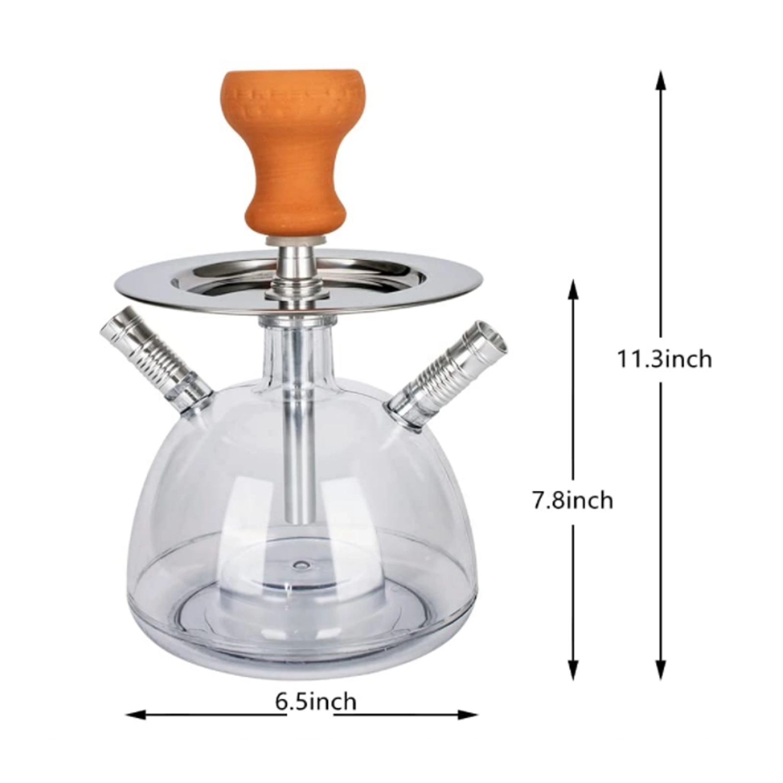 Modern Acrylic Hookah Set 3