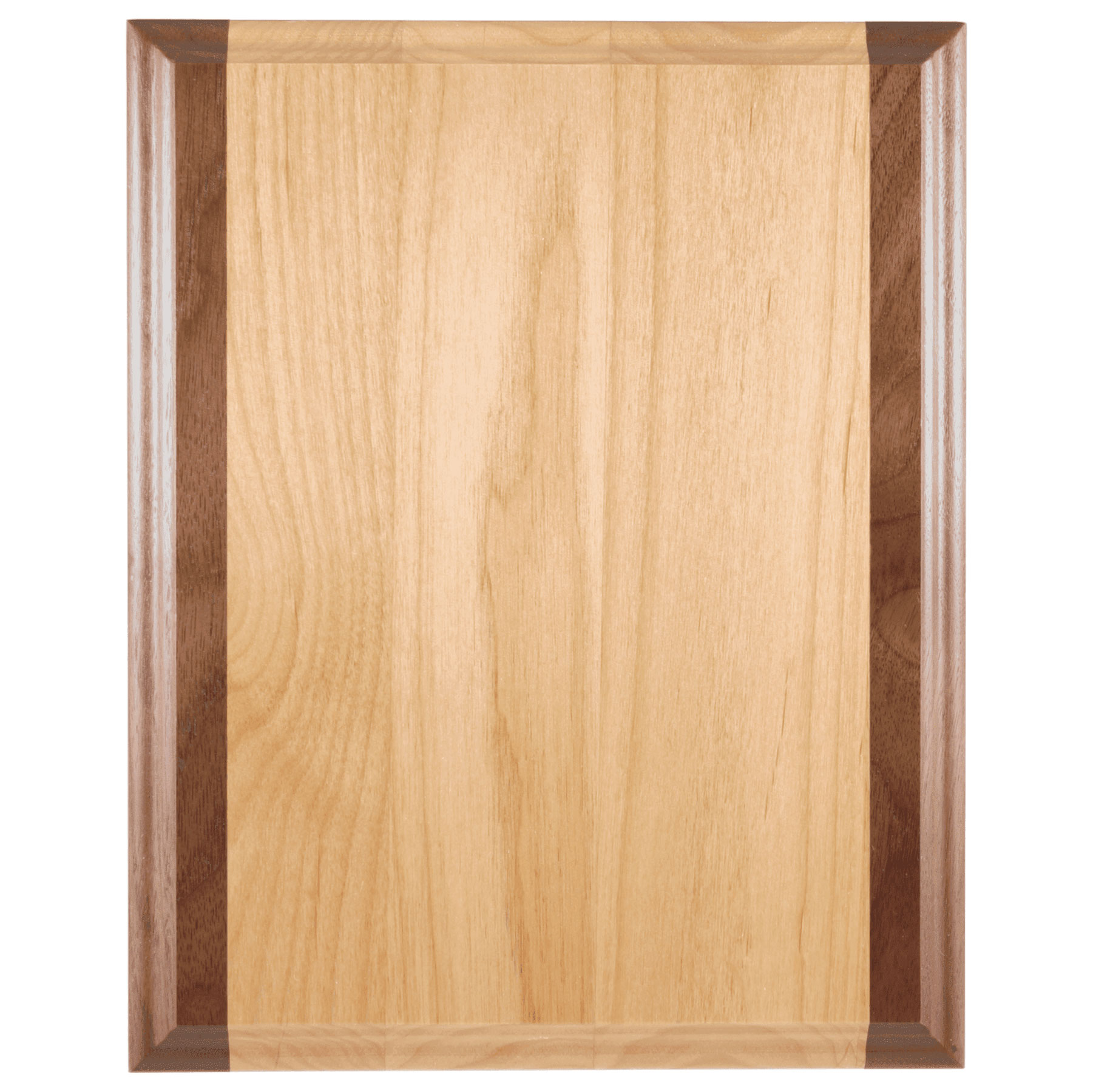 7" x 9" Genuine Red Alder & Genuine Walnut Plaque 4