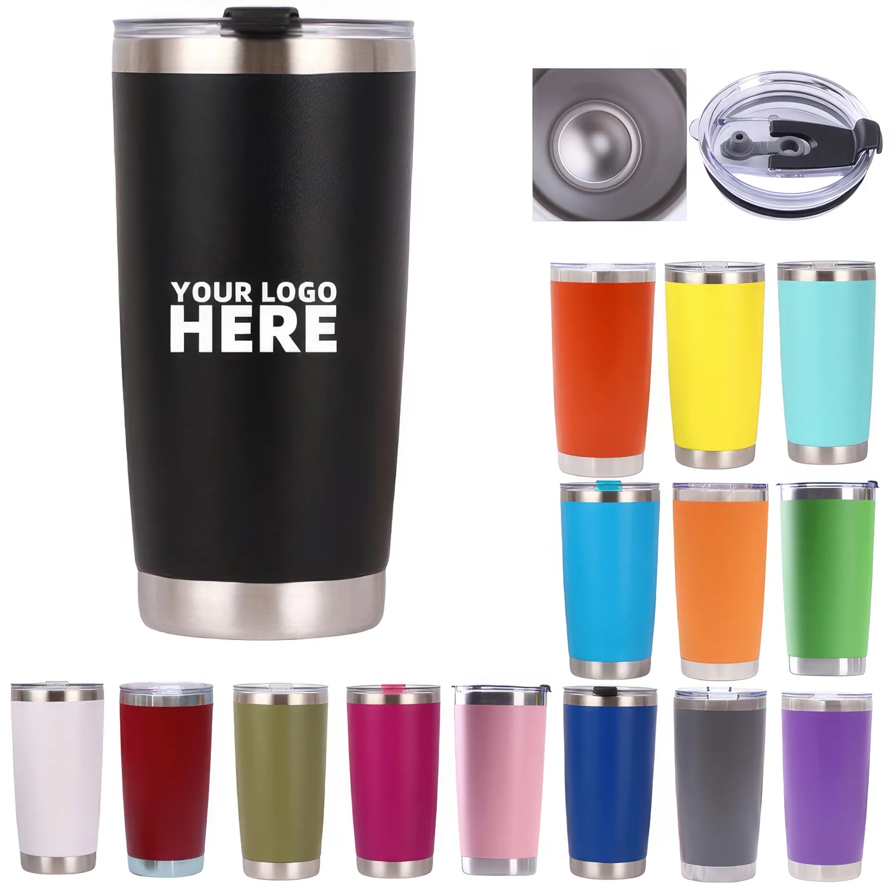 20oz Stainless Steel Vacuum Insulated Tumbler 2