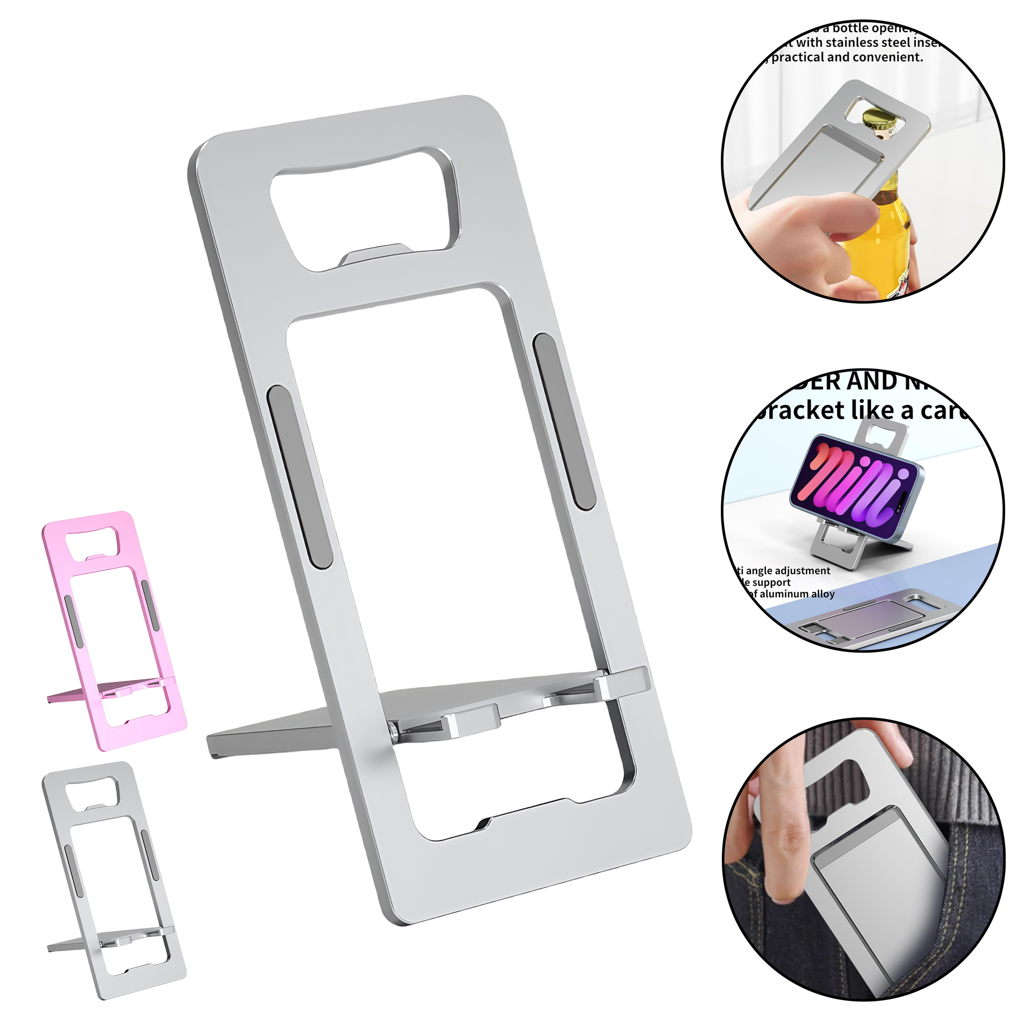 Card-Style Aluminum Phone Stand 4