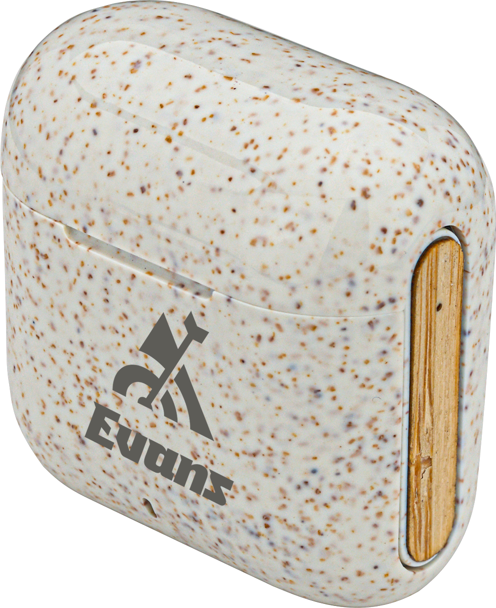 EarthTrendz™ Wheat Straw & Bamboo Earbuds & Case 12