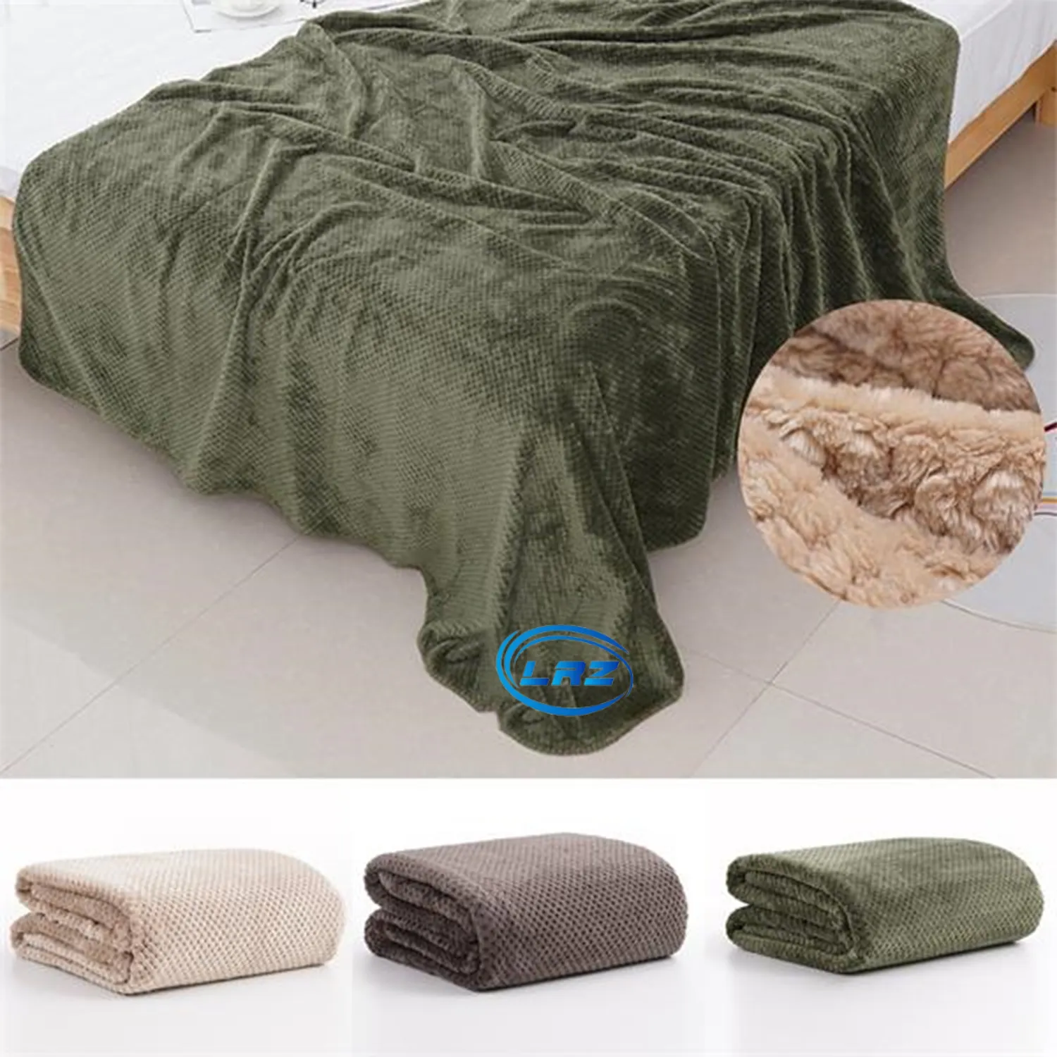 Blanket for Sofa Couch Soft Flannel Fleece 4