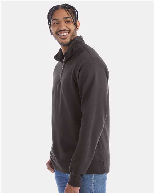Unisex Garment-Dyed Quarter-Zip Sweatshirt - GDH425 9
