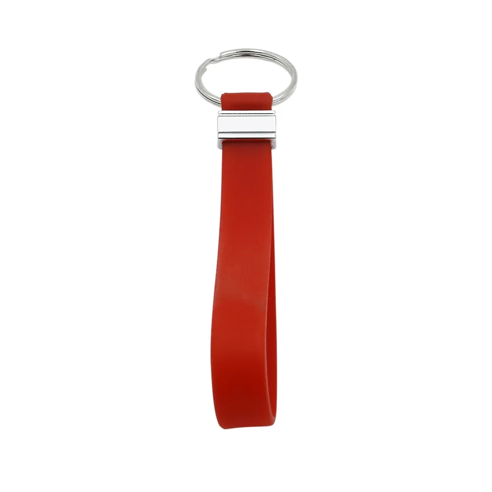 Recycled Silicone Wristband Keychain 4