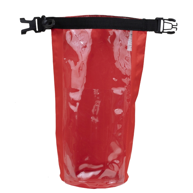 7" W x 11" H "The Navagio" 2.5 Liter Water Resistant Dry Bag With Clear Pocket Window 49