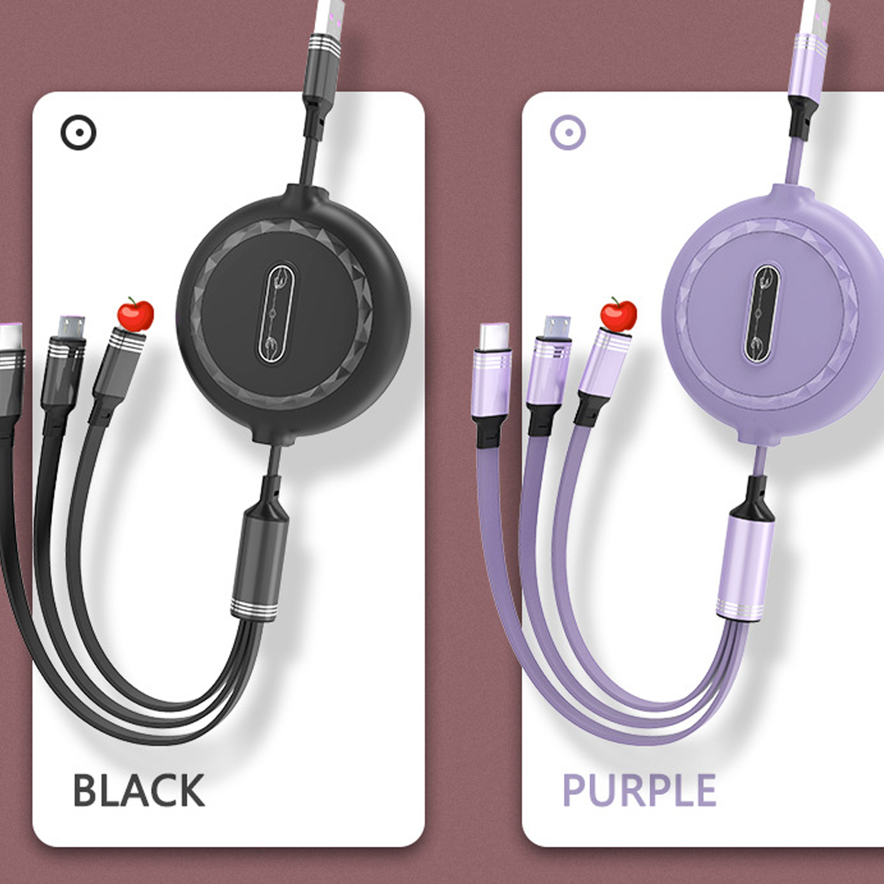 Telescopic 3 in 1 Charging Data Cable 1