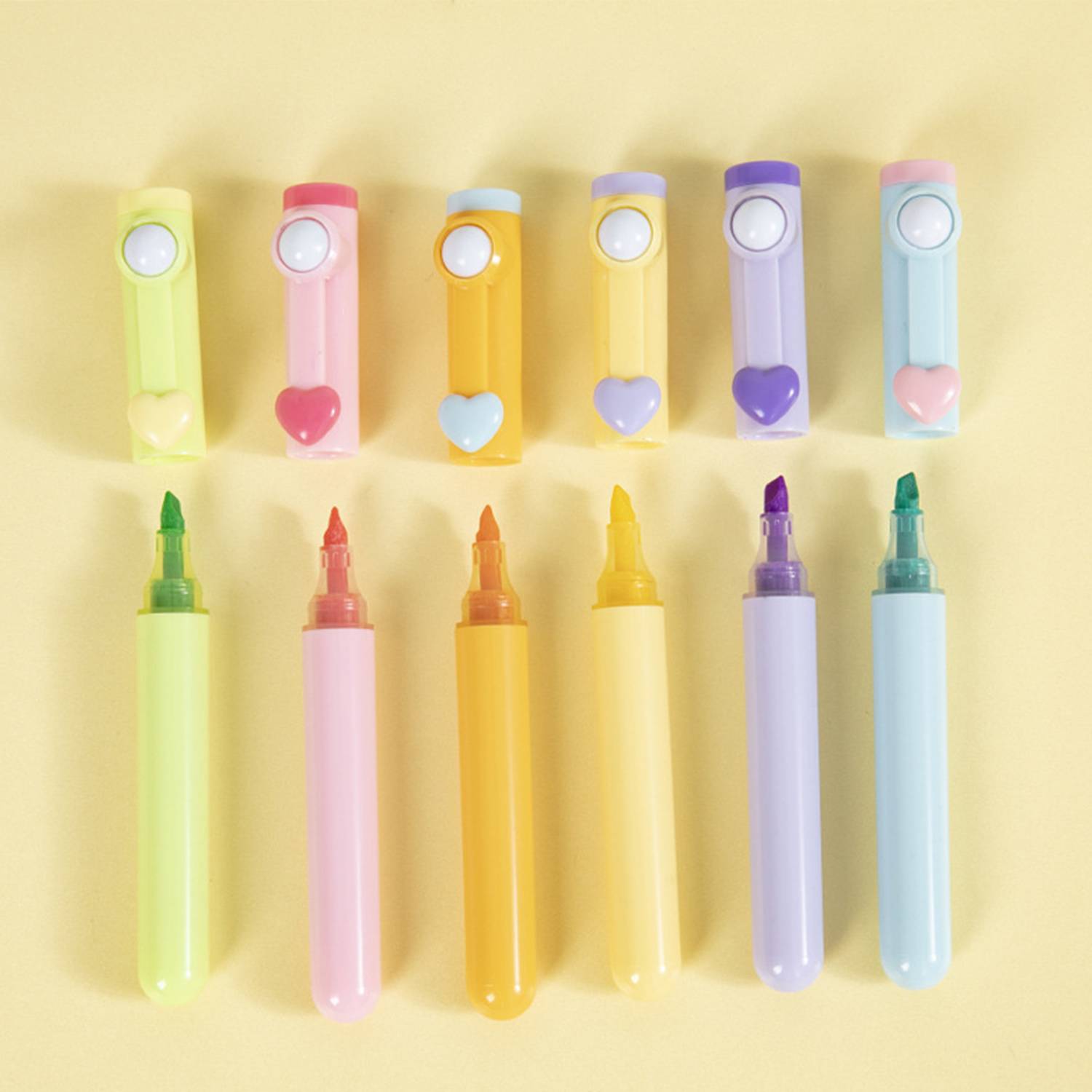 Stress-relief Fidget Highlighters 6