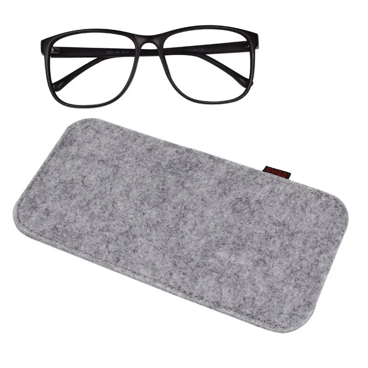 Compact Felt Sunglasses Pouch for Travel Use 4