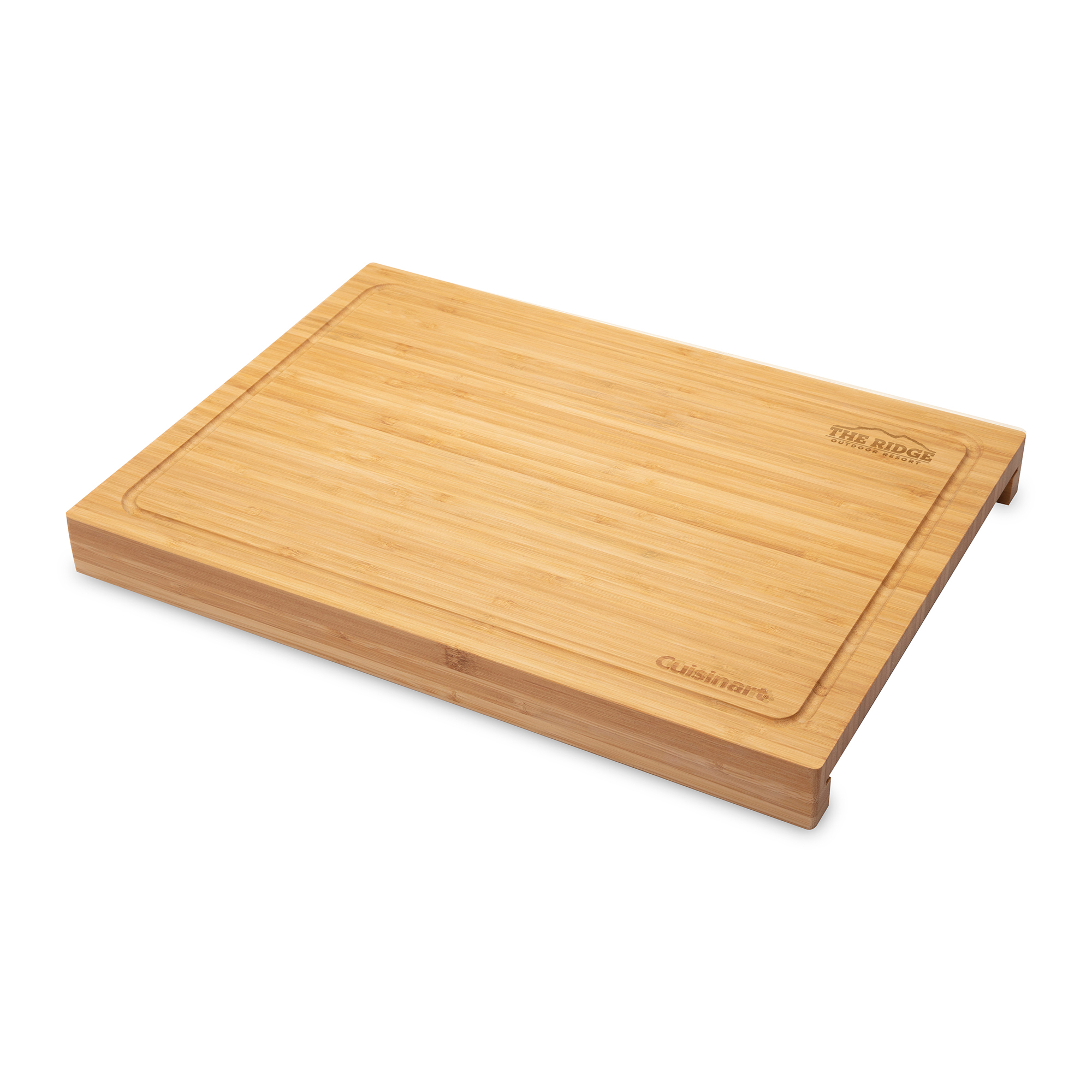 Cuisinart Outdoors® Bamboo Cutting Board With Hidden Tray 4