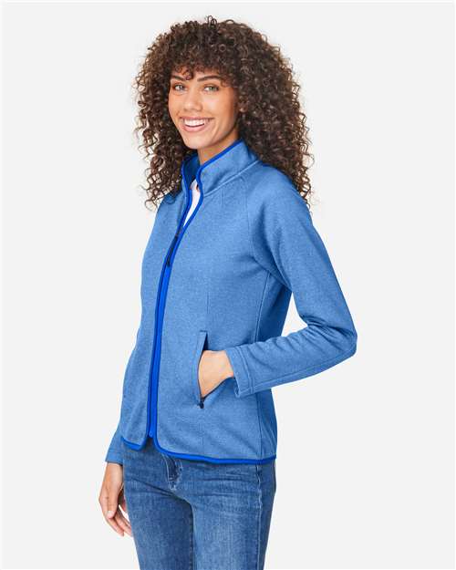 Women's Venture Heathered Stripe Full-Zip Jacket - CE72W 36
