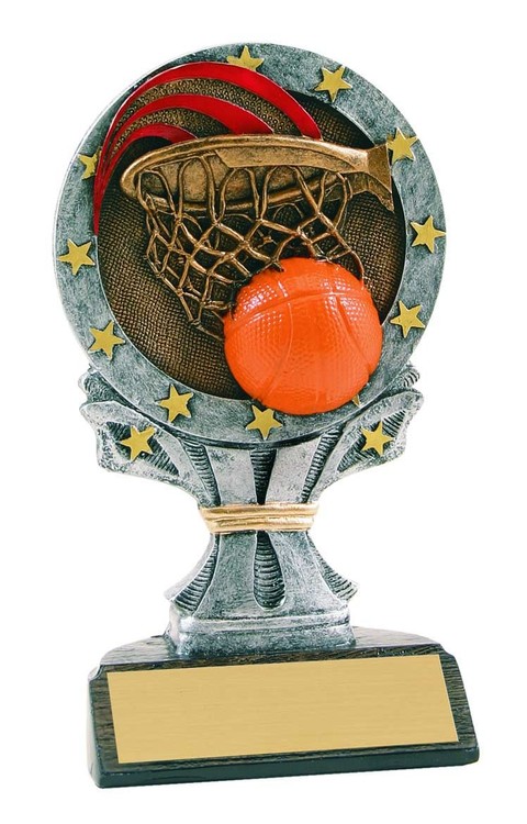 6-1/4" Tall Basketball All Star Award 1