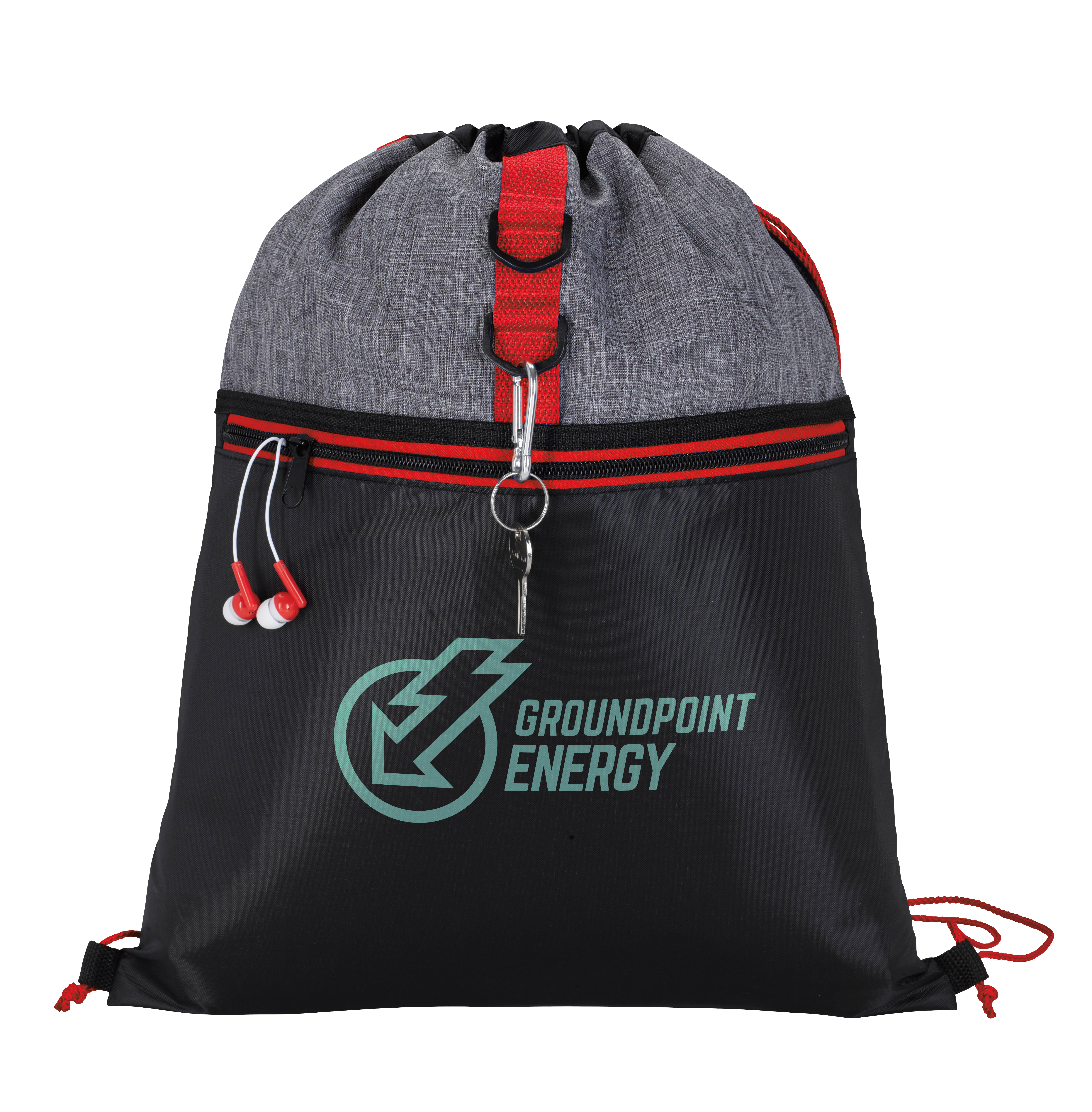 Stand Alone Drawstring Backpack 22