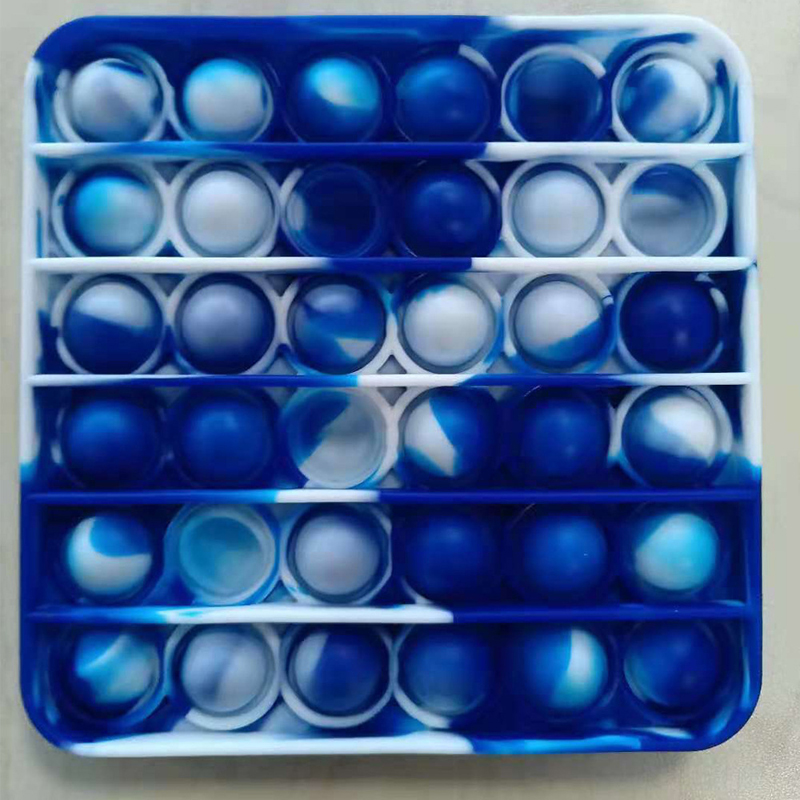 Camo Square Push Pop Bubble Stress Reliever Fidget Gobang Toy 6