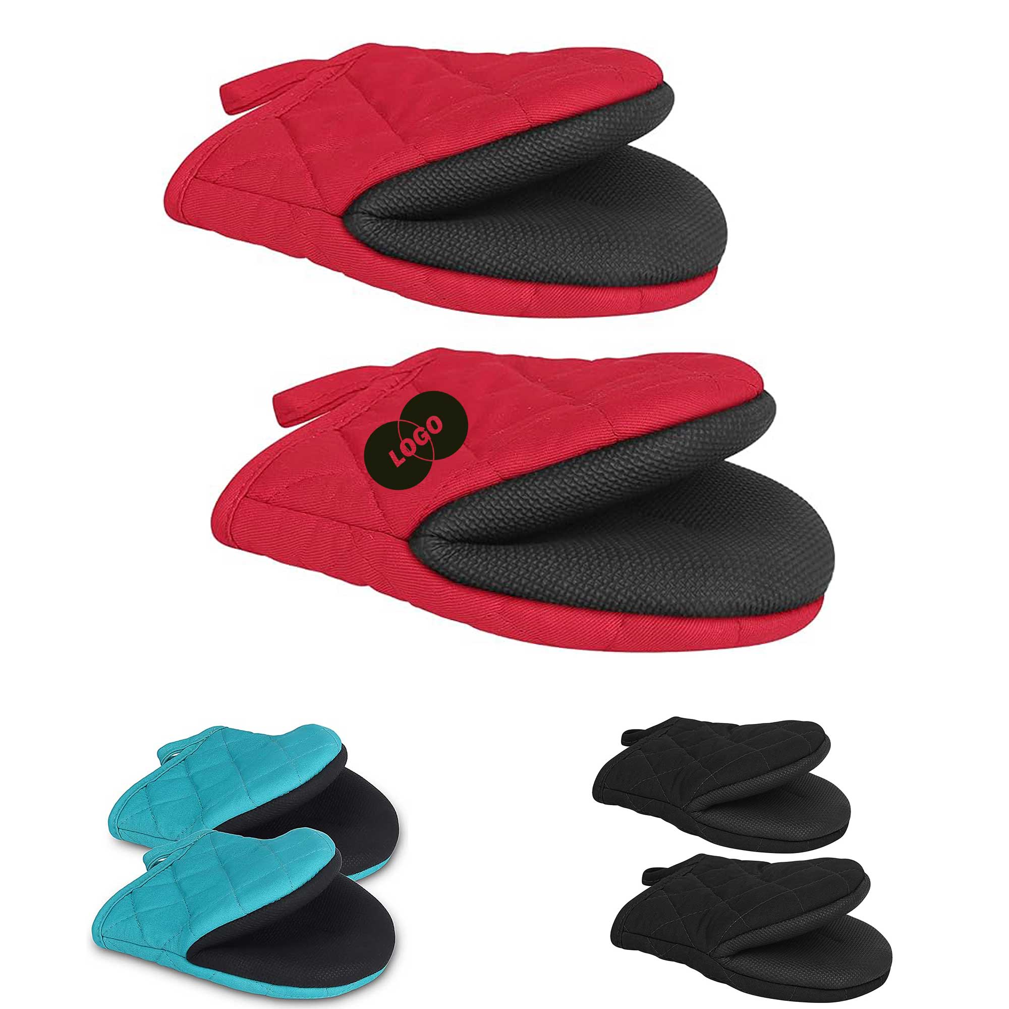 Kitchen1 Pair Short Oven Mitts 2