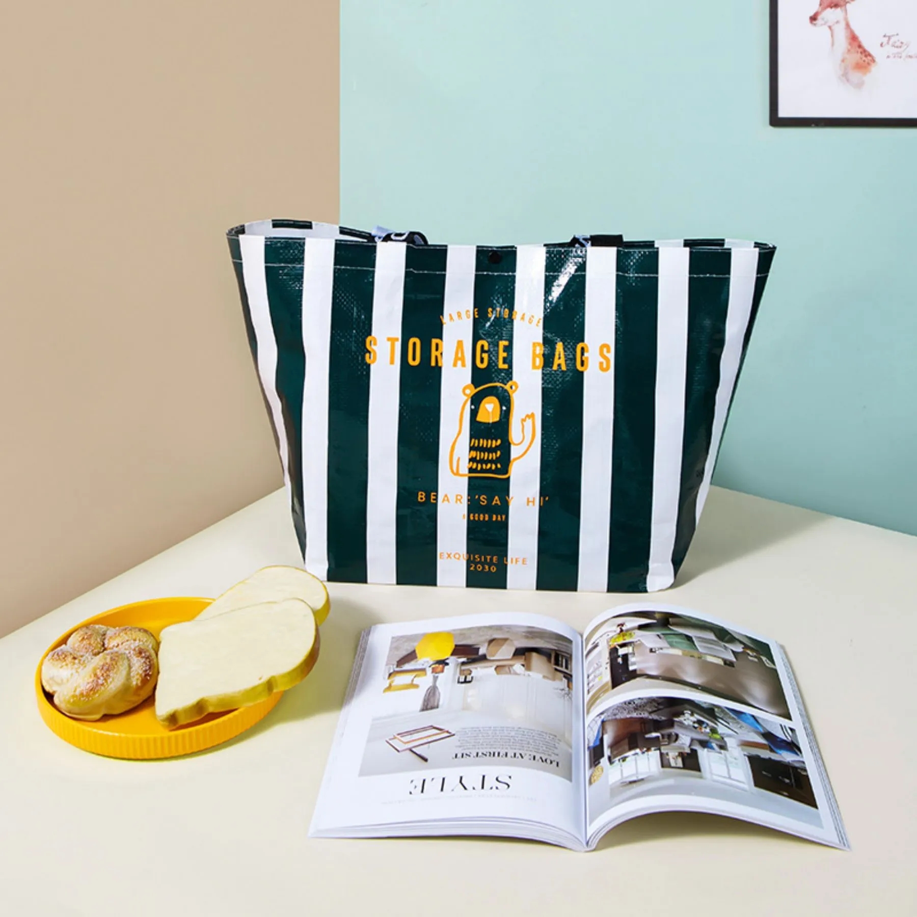 Reusable Printed Nylon Bag For Shopping 4