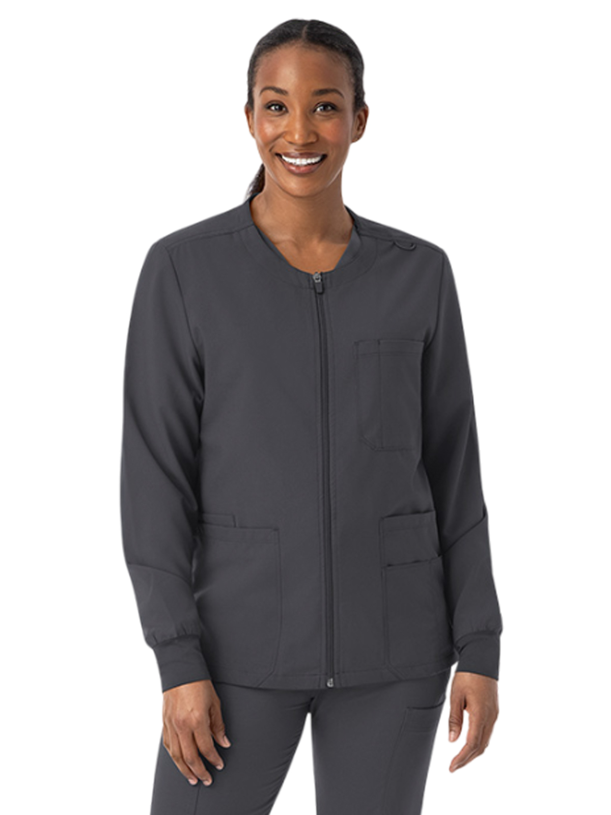 ScrubJoy Fit-4-All - Unisex 7-Pocket Scrub Jacket 7