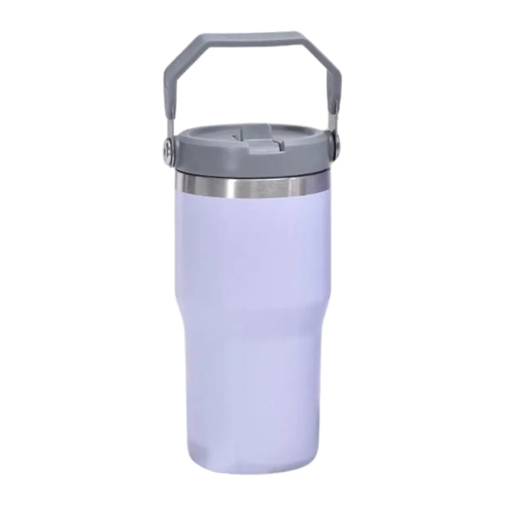 20oz. Insulated Tumber with Handle and Flip Straw 1