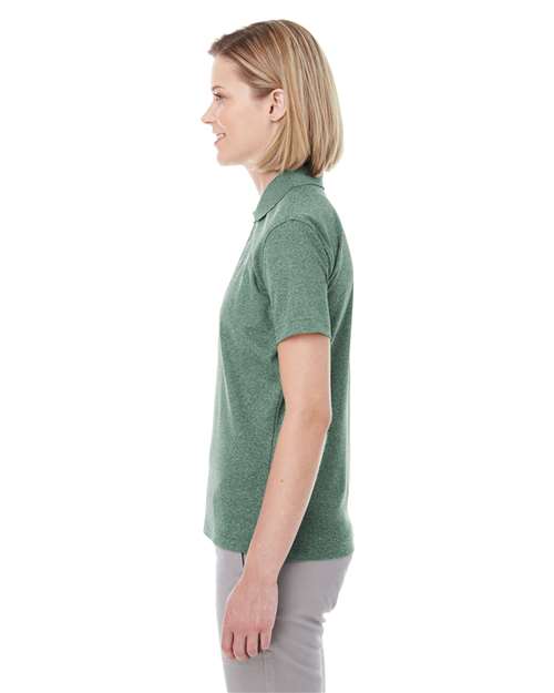 Women's Heathered Pique Polo - UC100W 7