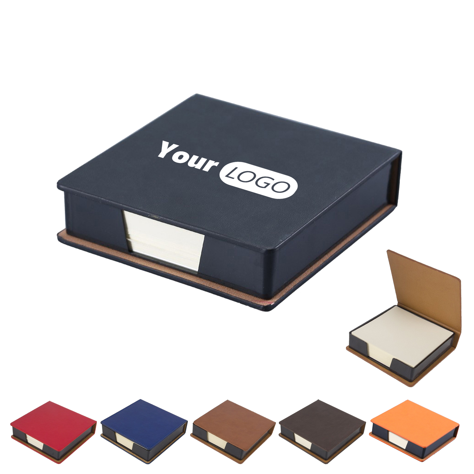 PU Leather Sticky Note Box 5