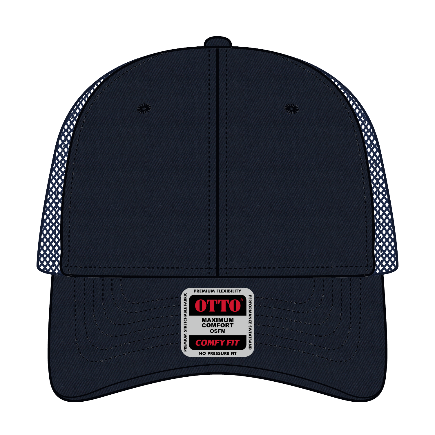 OTTO CAP® OTTO COMFY FIT® 6 Panel Low Profile Baseball Cap 52