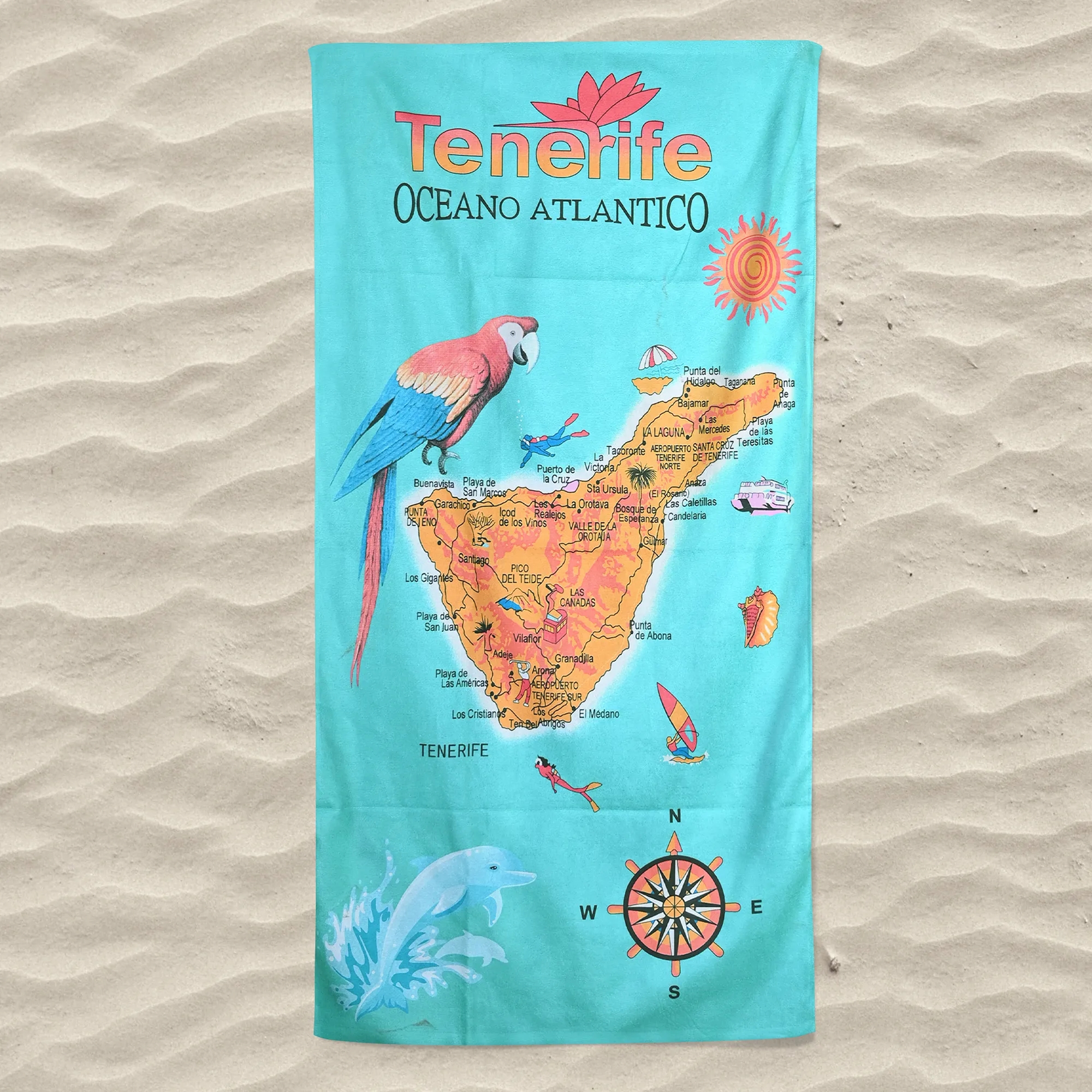 Quick Dry Sand Free Microfiber Beach Towel 3