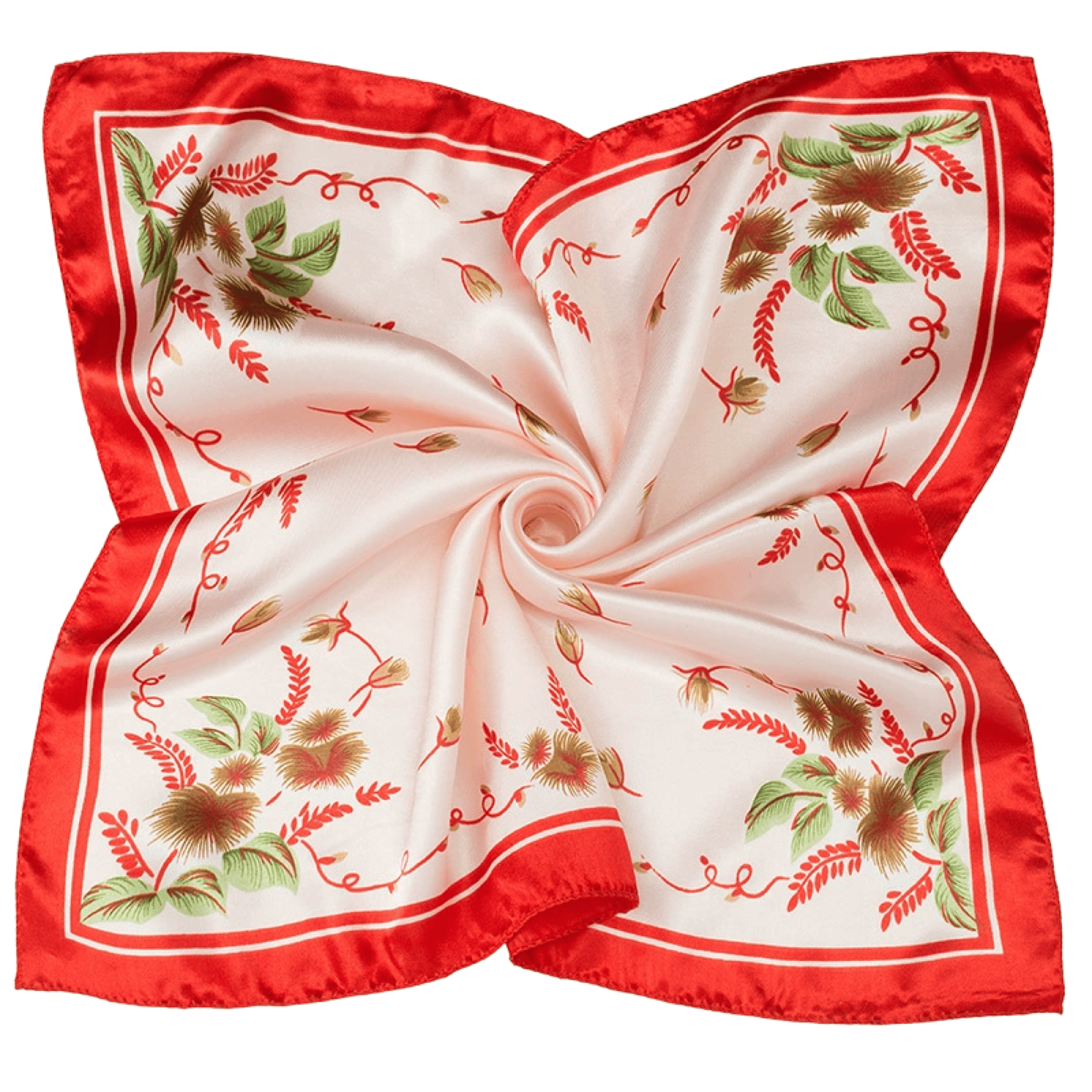 Custom Imitation Silk Fashion Square Scarf 7