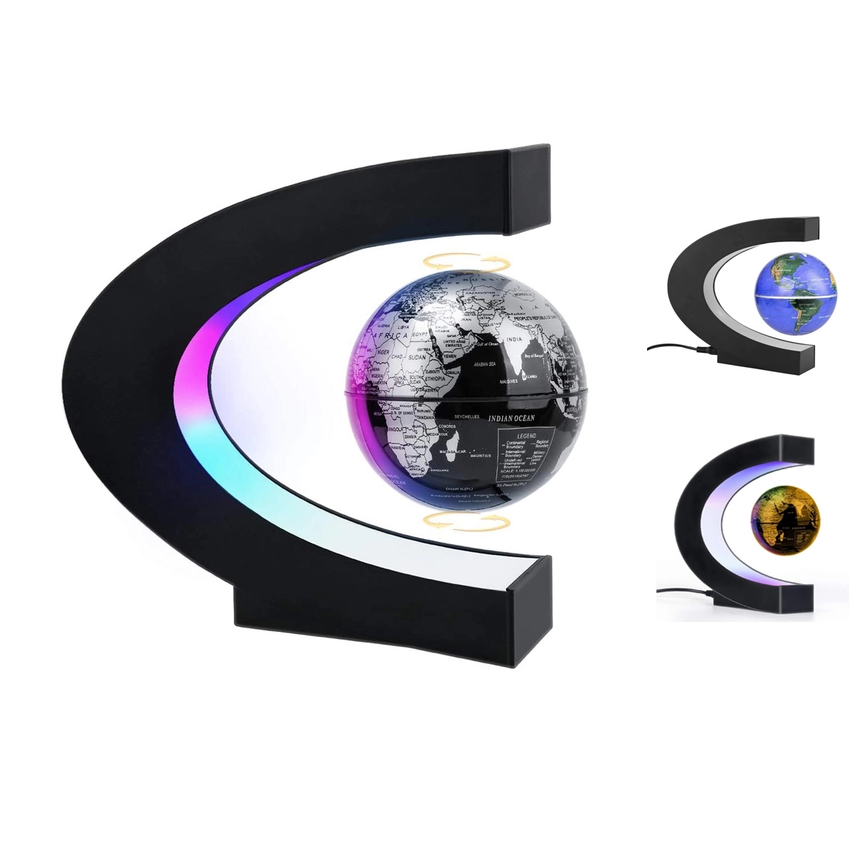 Magnetic Levitating Globe with LED Light 5