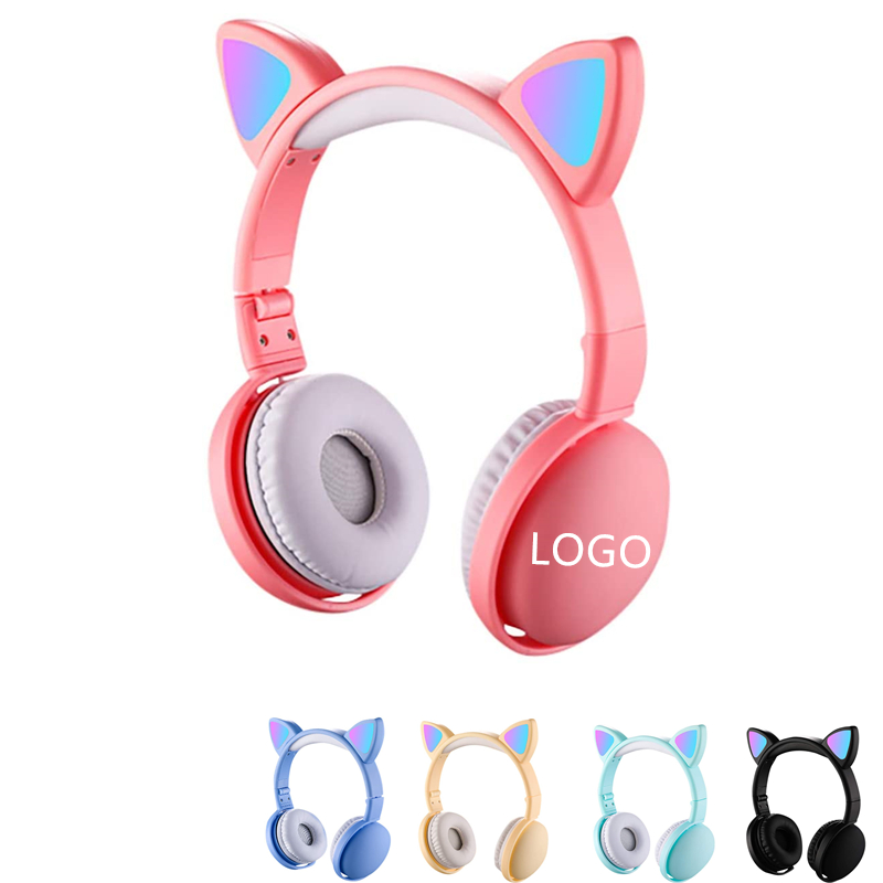 Wireless Bluetooth Over Ear Headphones Cat Ear 1