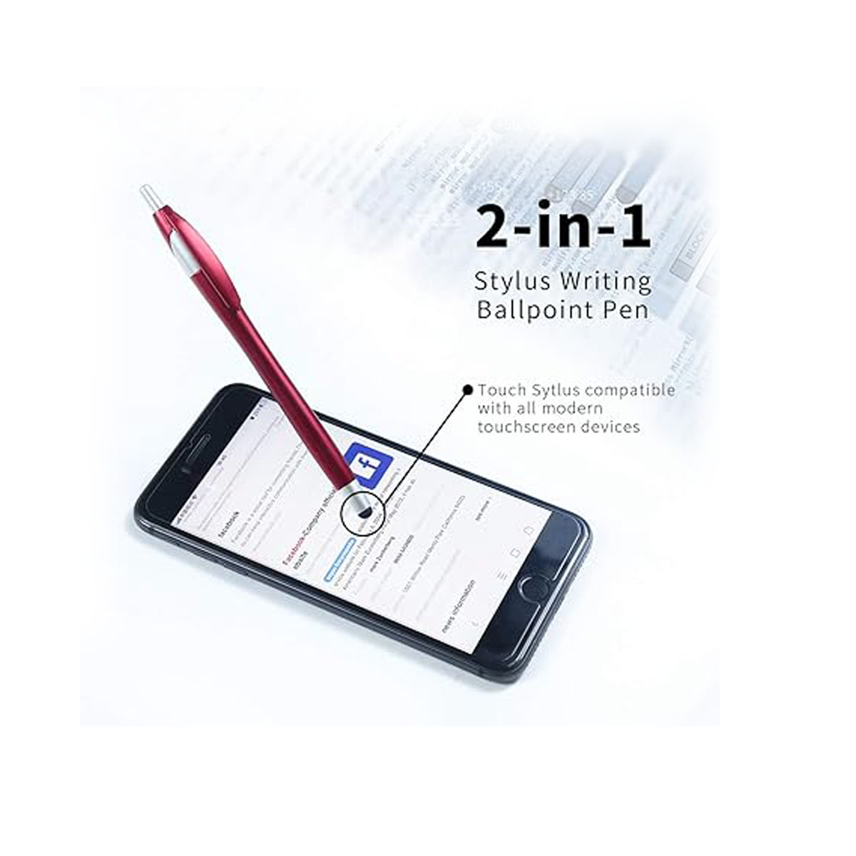 Bullet Stylus Soft Touching Ballpoint Pen 2