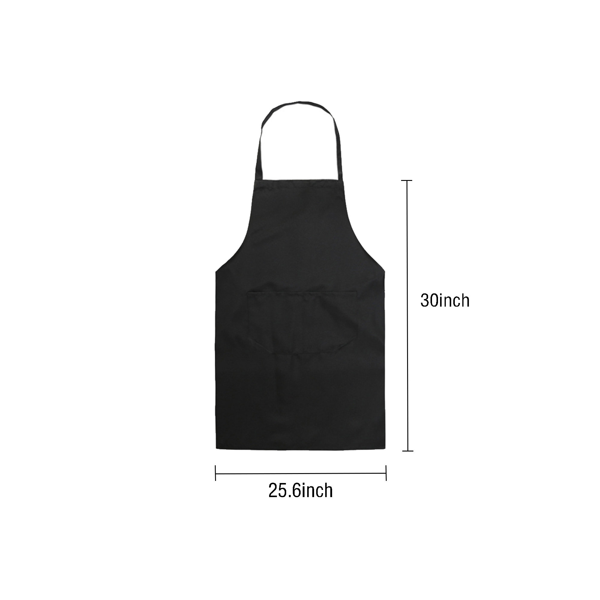 Customized Kitchen Polyester Apron With 2 Pockets 3