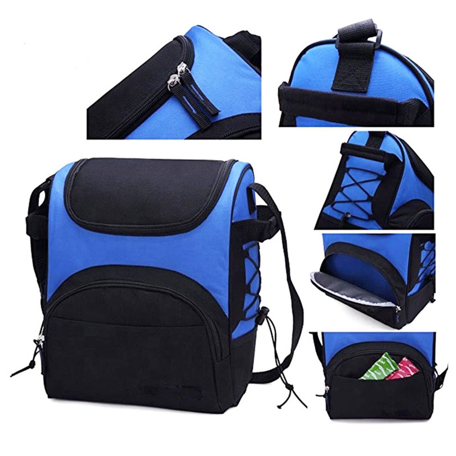 Multi Compartment Portable Thermal Cooler Insulated Bag 2
