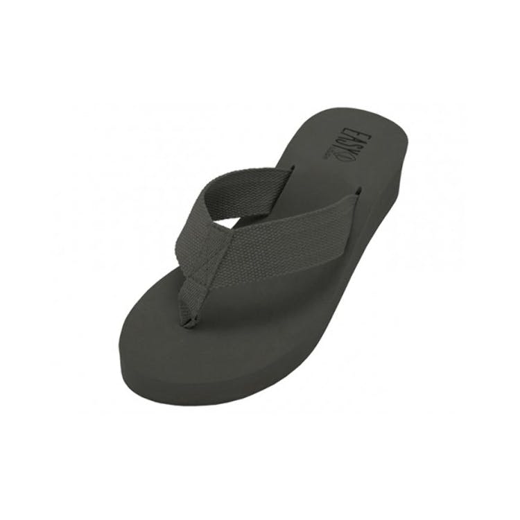 Women's Sport Thong Sandals - Black Sizes 5-10 1