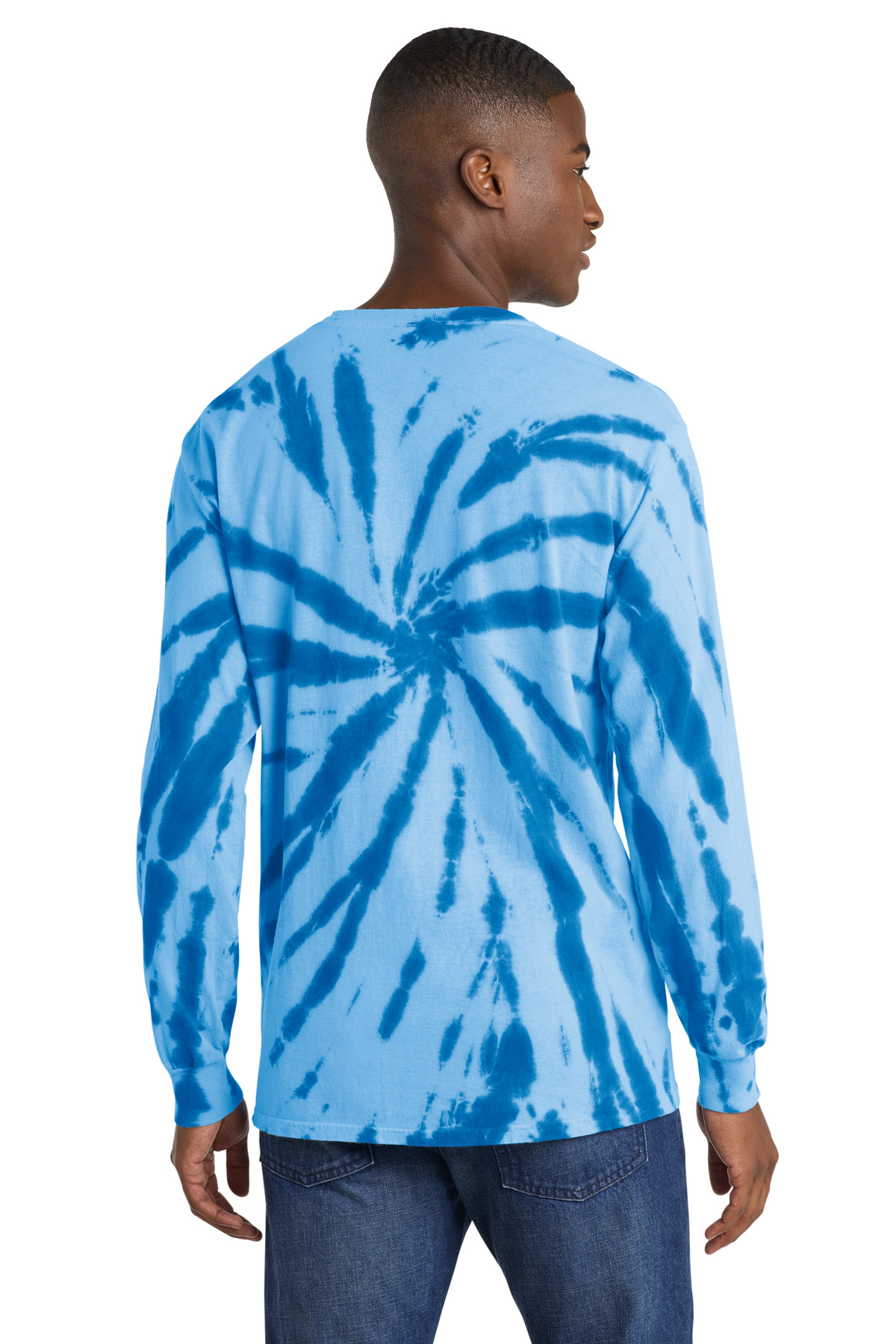 Port & Co Tie-Dye Long Sleeve Tee. PC147LS 1