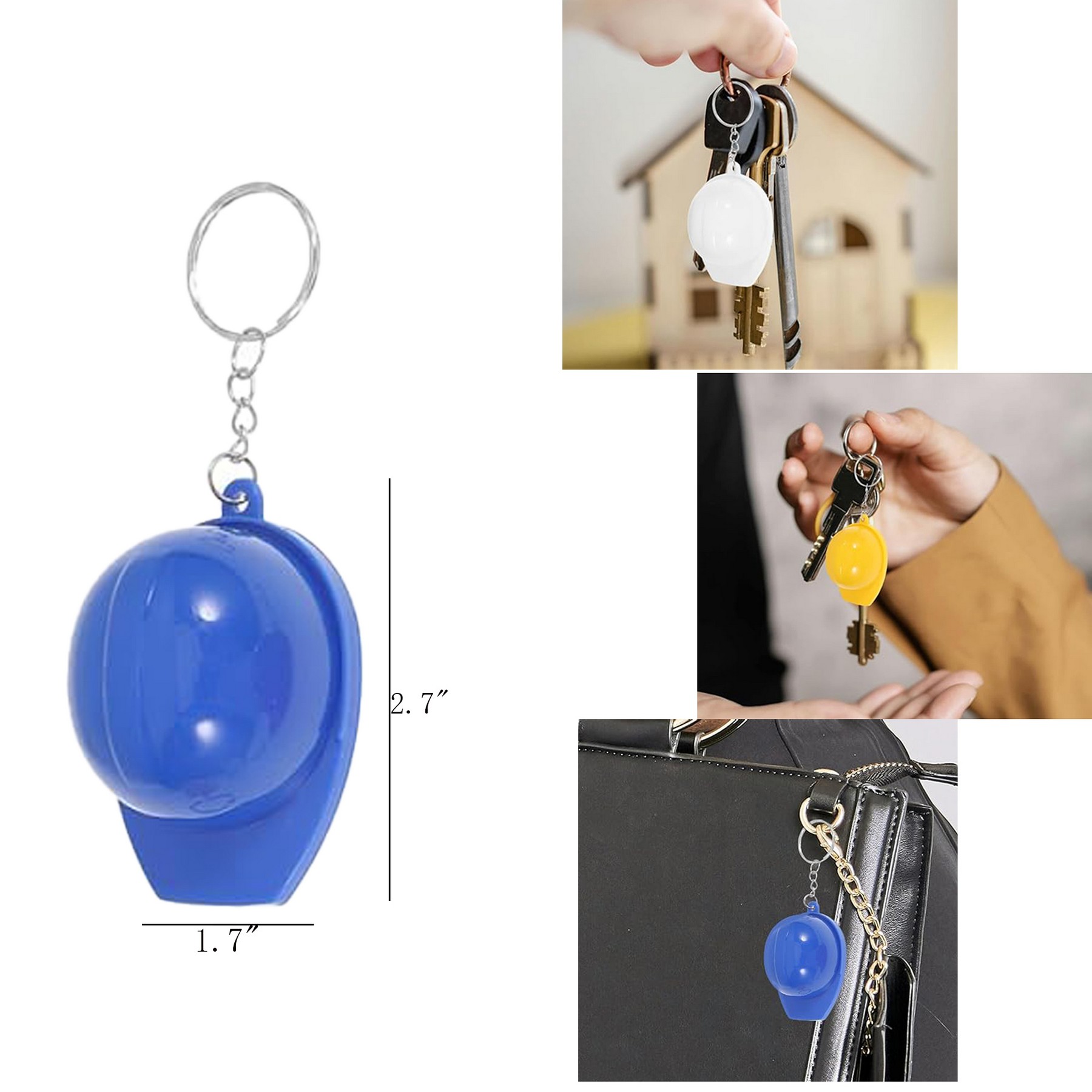 Helmet Keychain With Bottle Opener 6