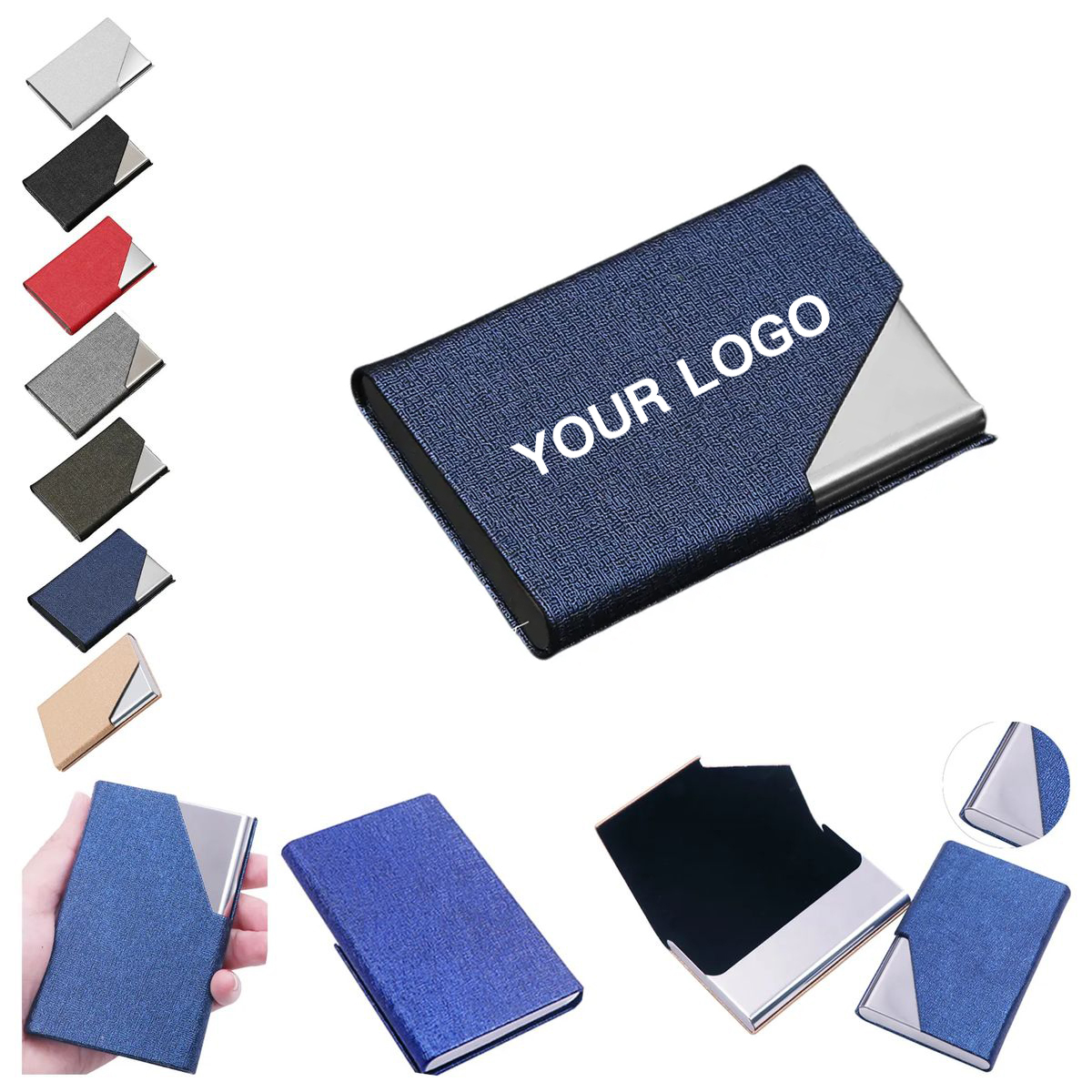 Compact PU Card Holder for Business Cards 7