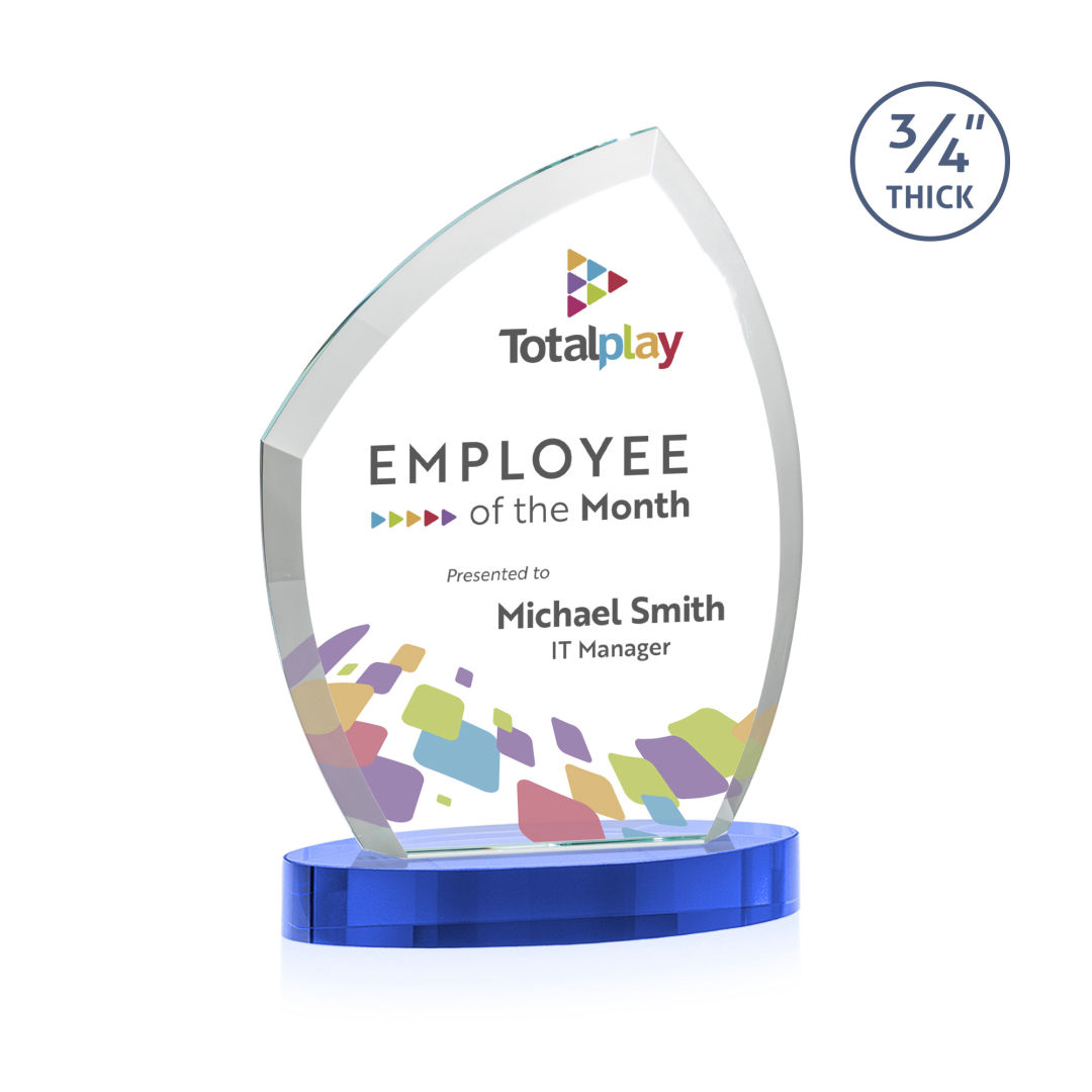 Daltry VividPrint™ Award on Alberton Base - Sky Blue 8