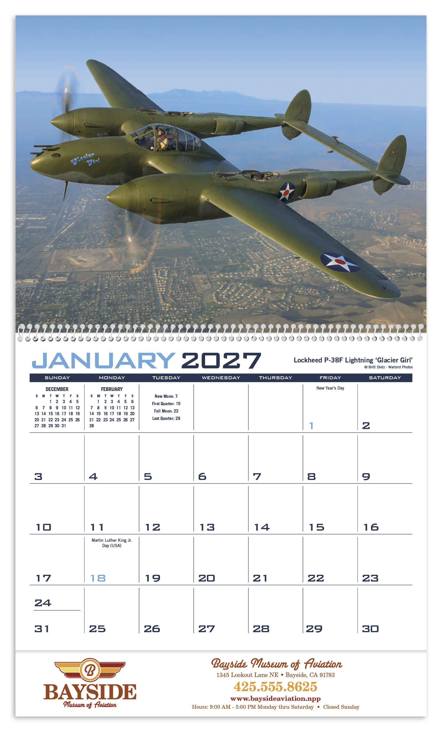 Triumph® Calendars Planes Calendar 88