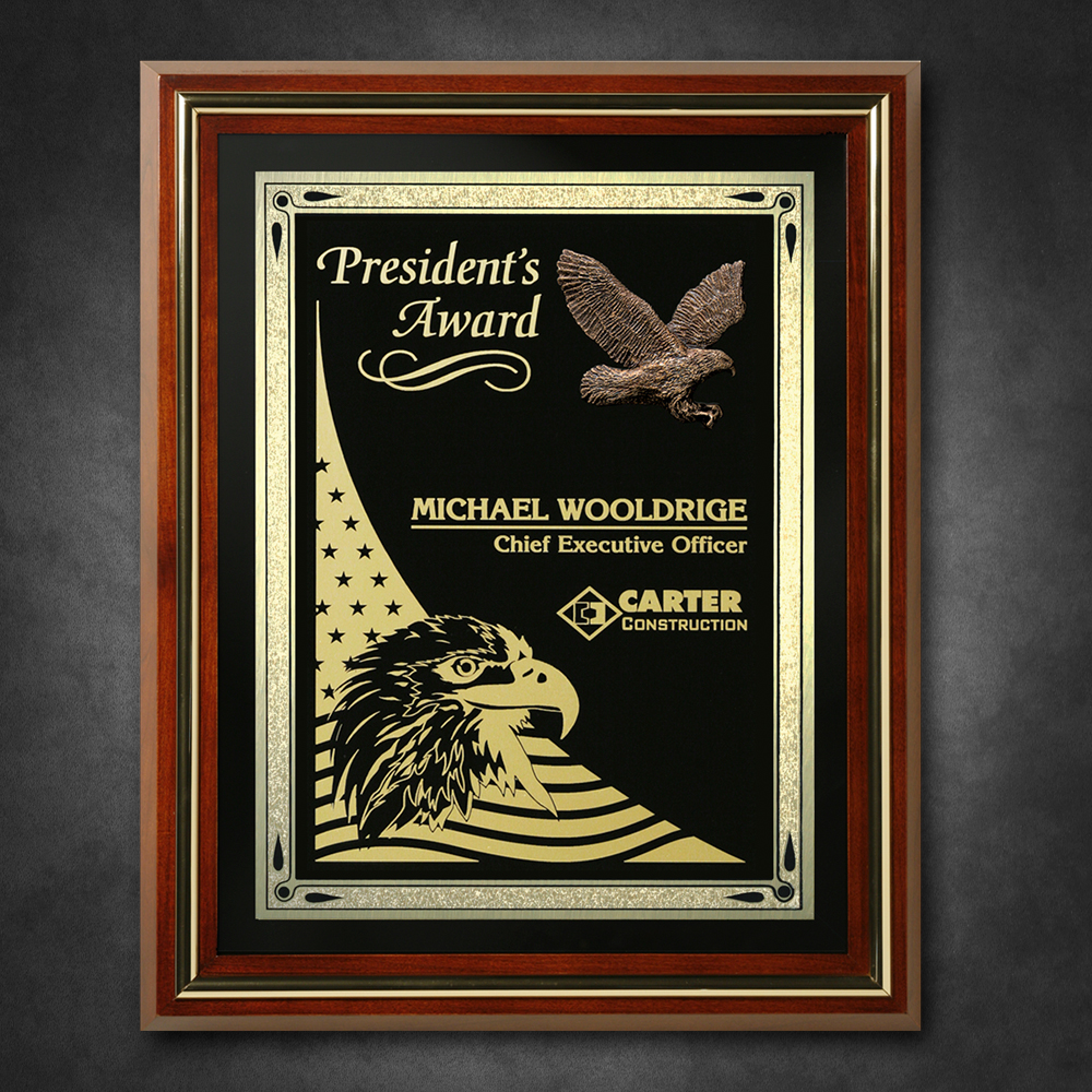 Americana Shadow Box with Glass 7