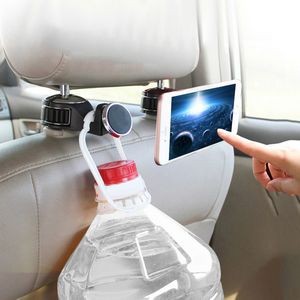 Automobile Headrest Bag Hanger With Phone Holder And Self Lock Switch 22