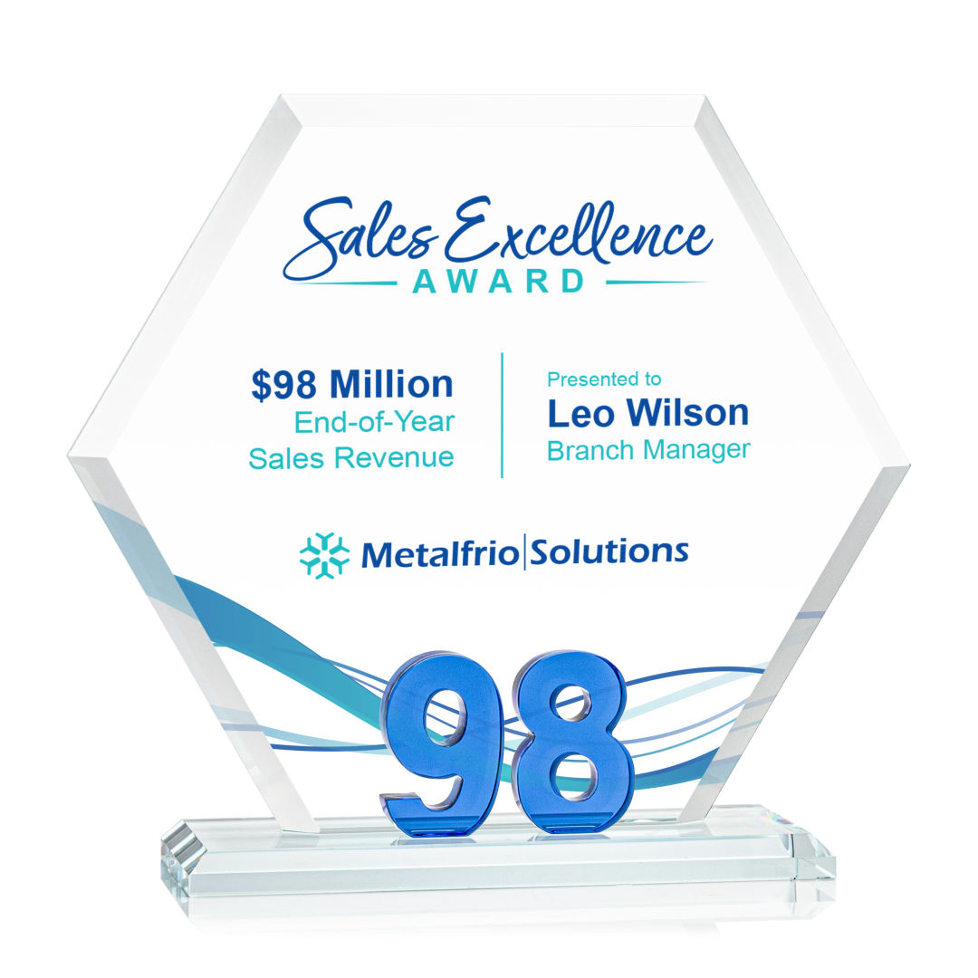 Riviera Milestone VividPrint™ Award - Blue 14