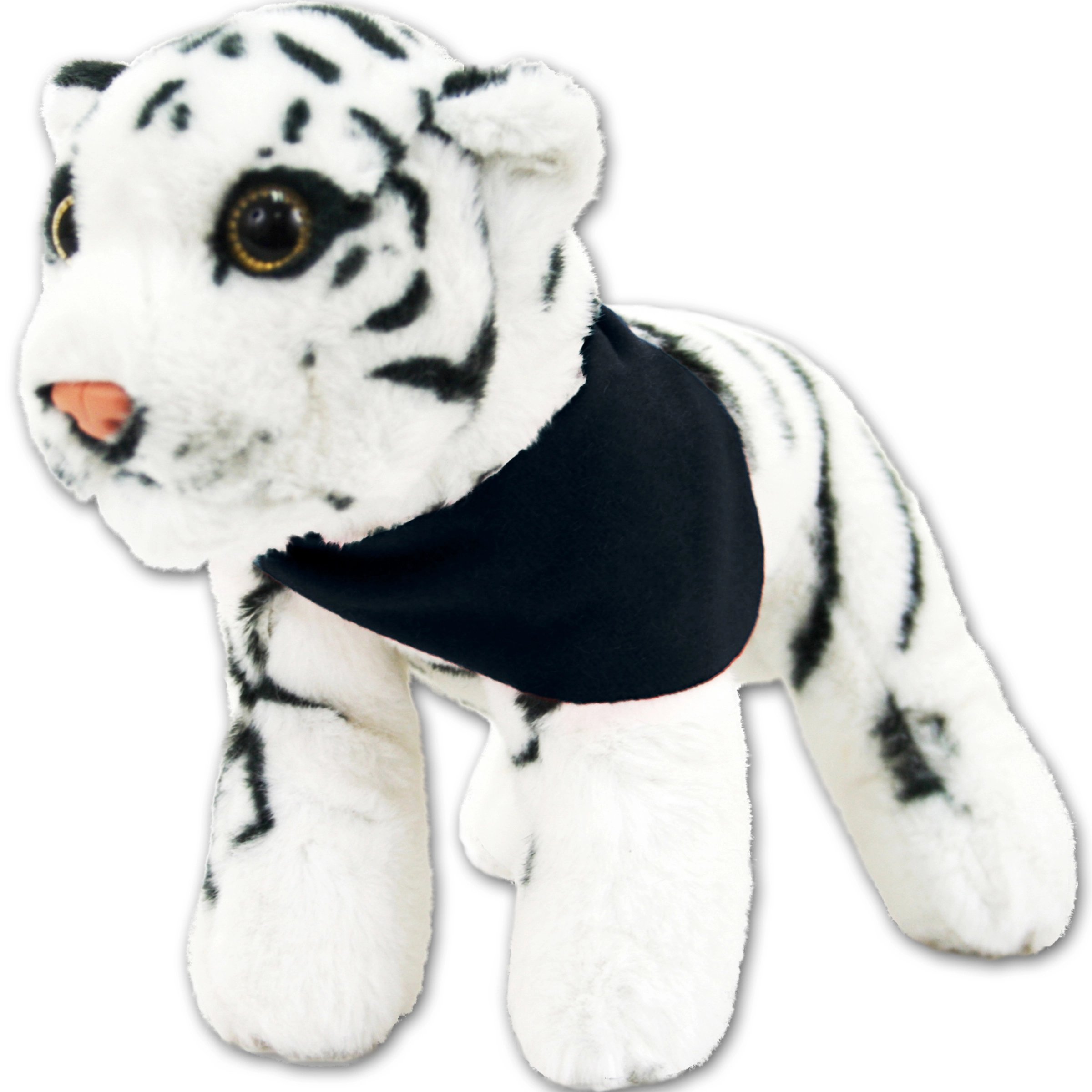 8" Jungle Animals Standing White Tiger 2