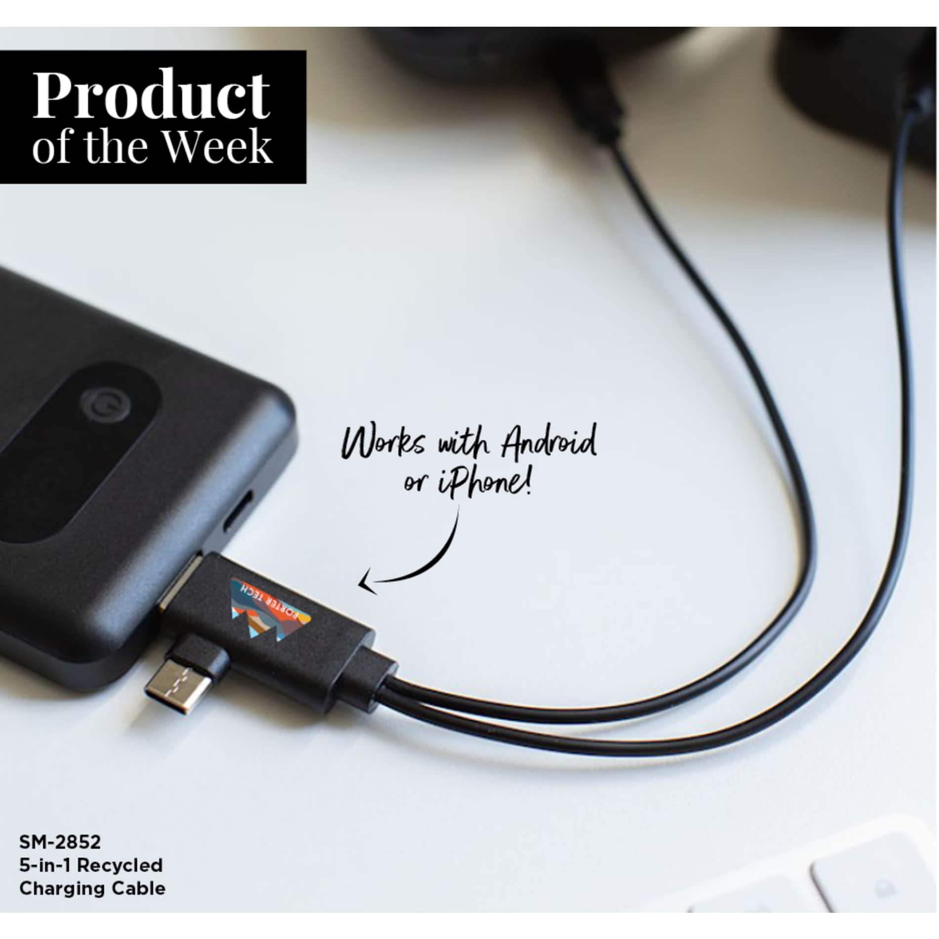 5-in-1 Recycled Charging Cable 105