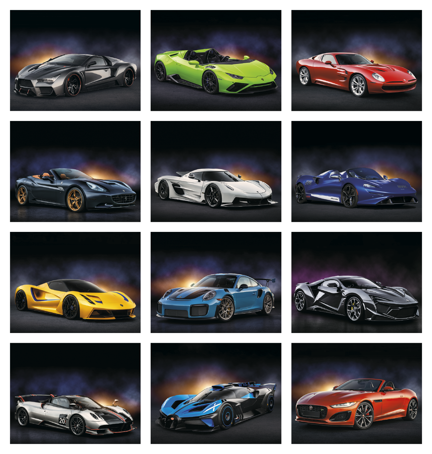 Good Value™ Exotic Sports Cars - Spiral Calendar 56
