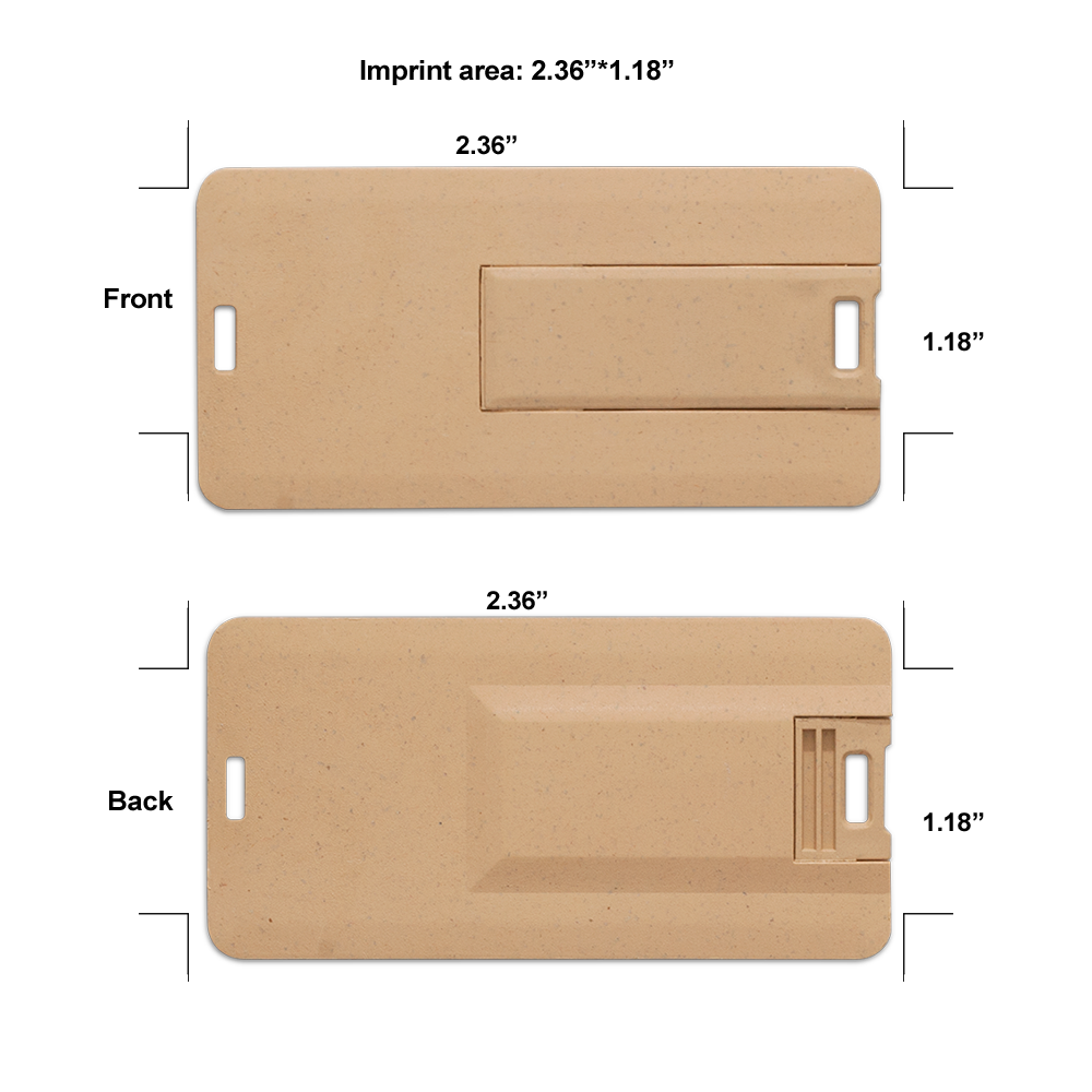 Franklin Eco-Friendly Mini Swivel Card USB 13