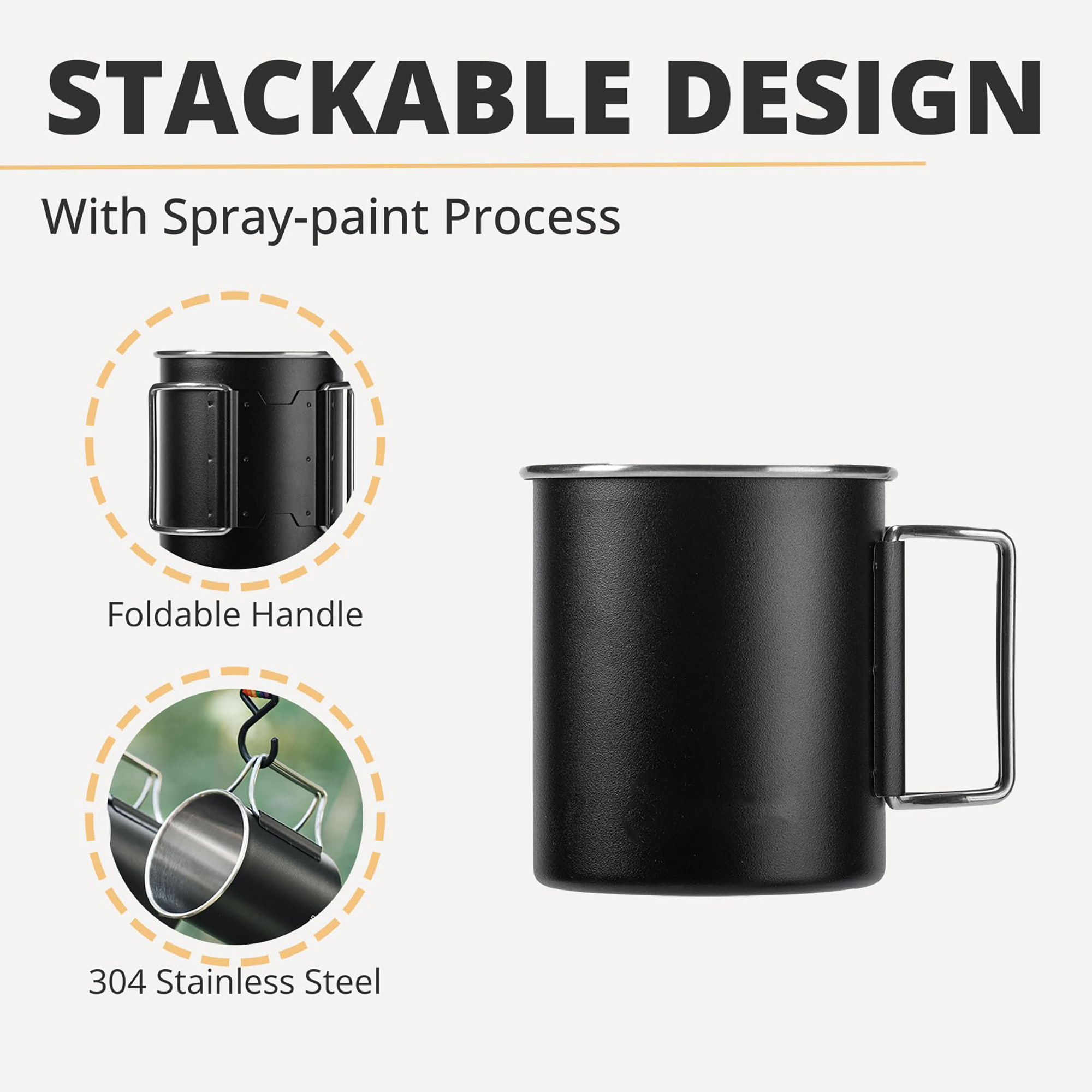 Portable Pour-Over Coffee Set with Stainless Steel Cup 5
