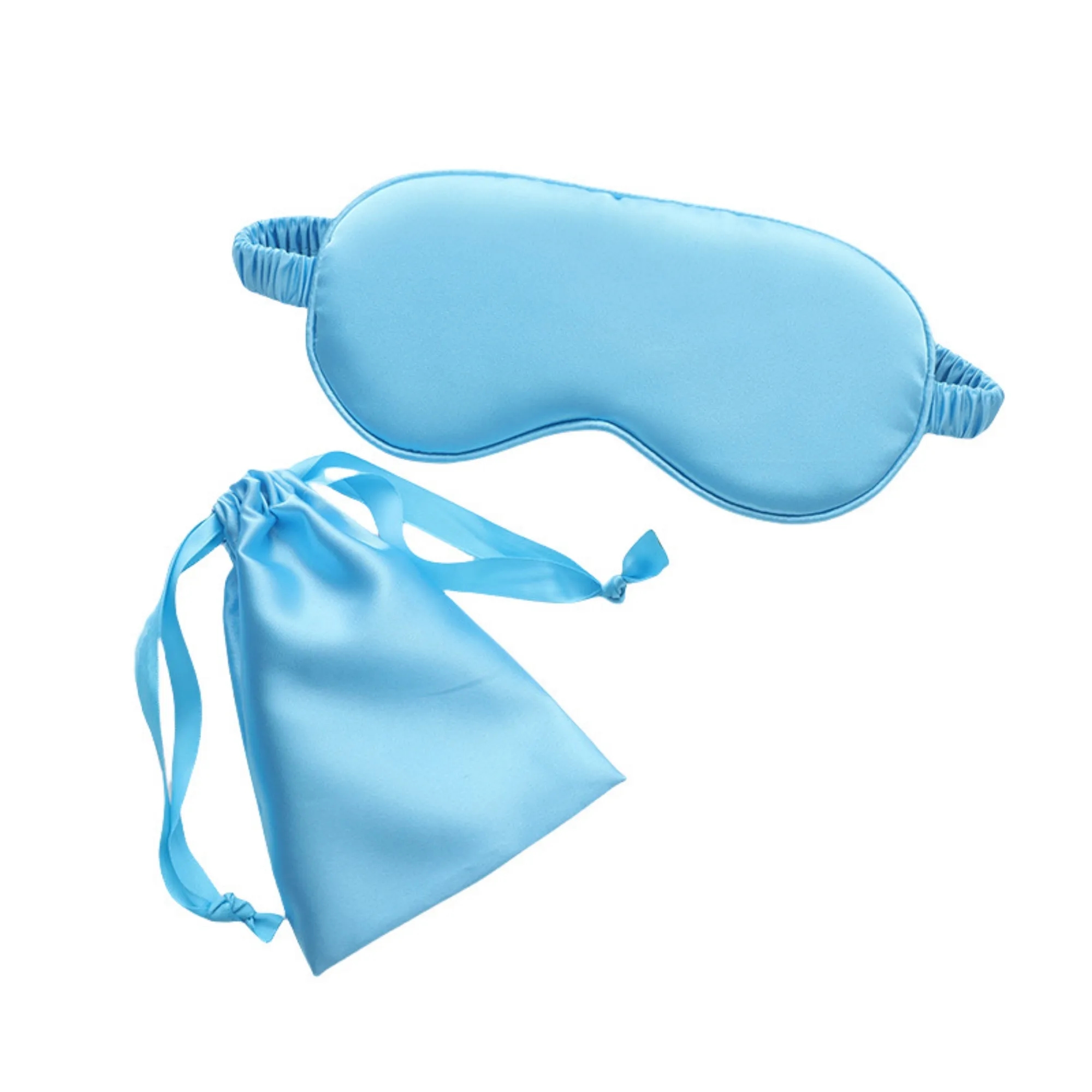 2 Piece Simulated Silk Eye Mask & Storage Bag Set 20